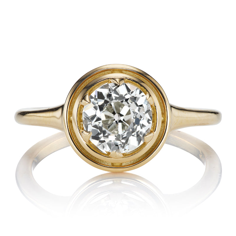 Old European Cut Diamond in Yellow Gold