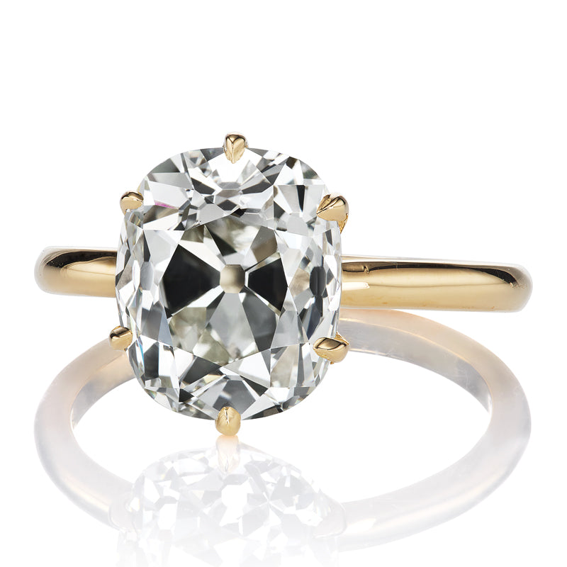 5.34ct old mine cut diamond diamond