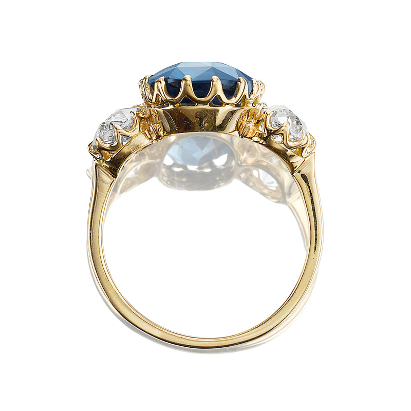 4-5 Carats gemstones vintage engagement ring