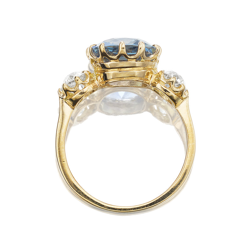 4-5 Carats gemstones vintage engagement ring