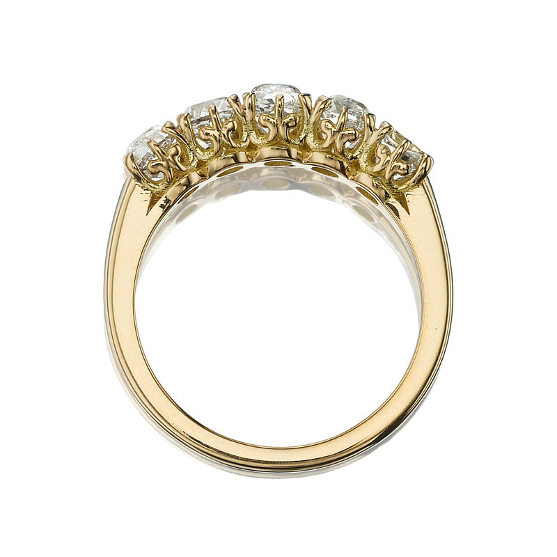 Diamond Half Hoop Band diamond