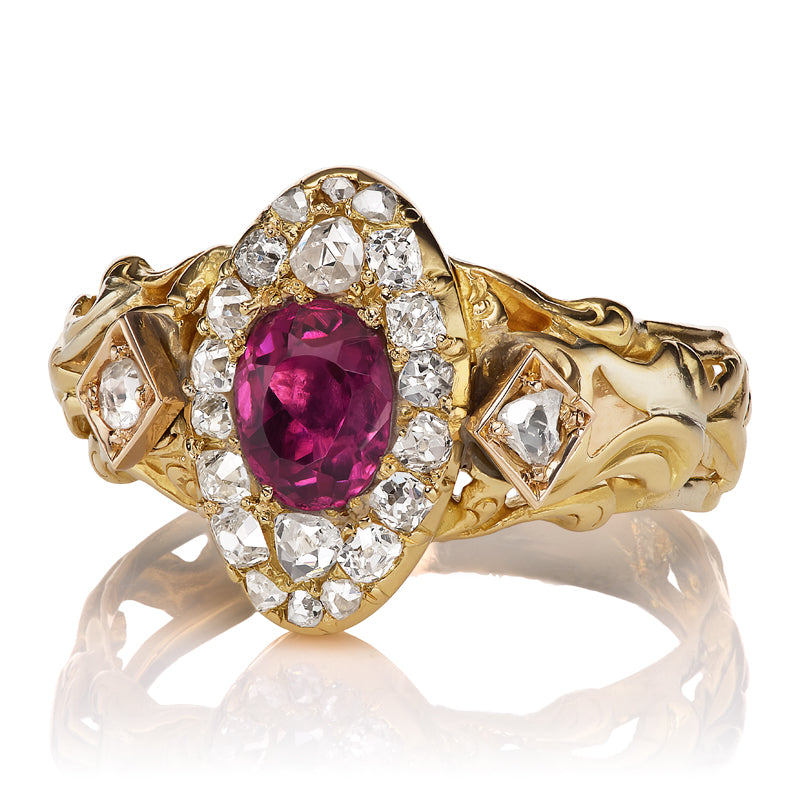 Less than 1 gemstones vintage engagement ring