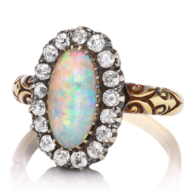 gemstones vintage engagement ring
