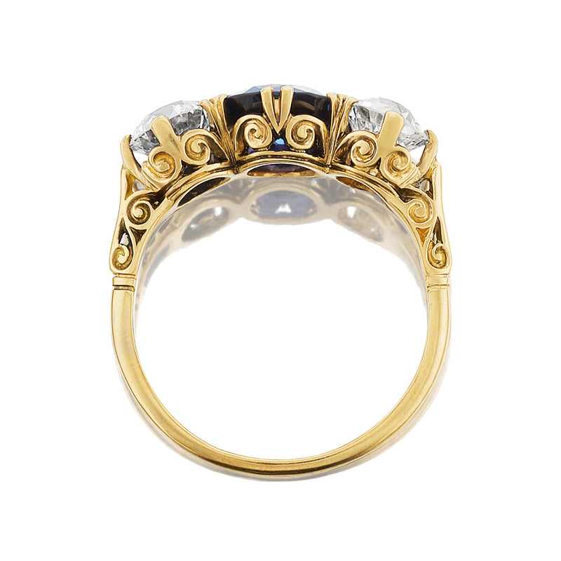 1-2 Carats gemstones vintage engagement ring