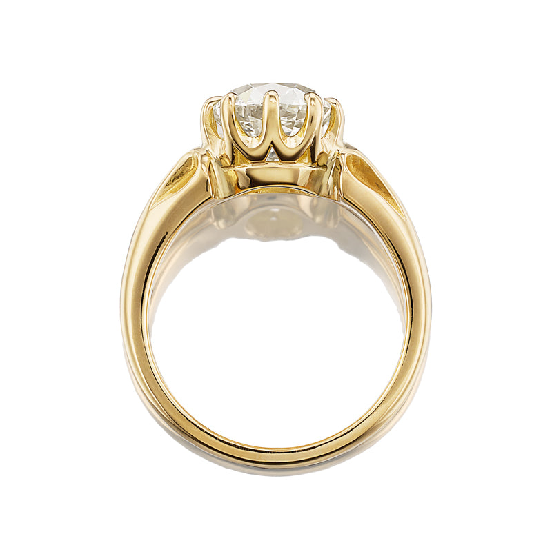 J-K-L color SI-I clarity diamond Engagement Rings