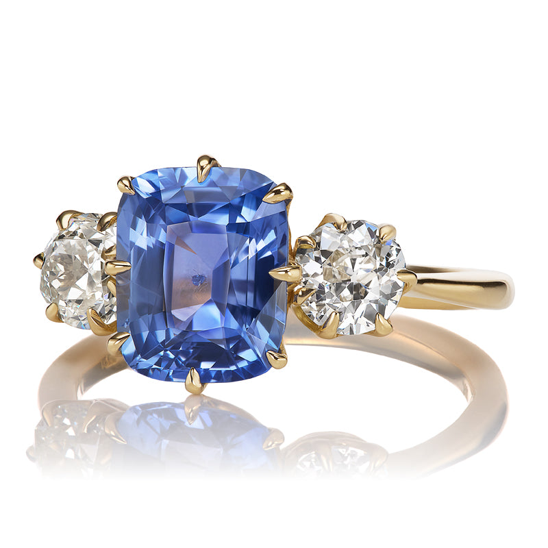 2-3 Carats gemstones vintage engagement ring