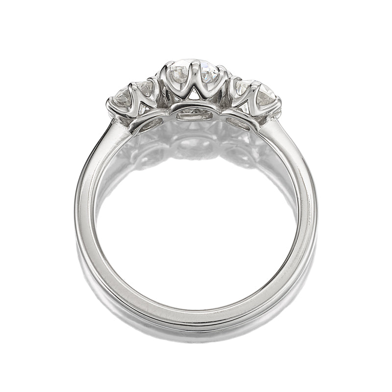 G-H-I color F-IF clarity diamond Engagement Rings