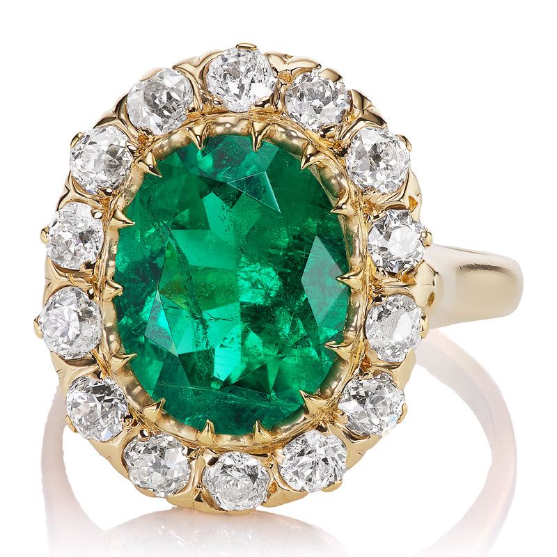 3-4 Carats gemstones vintage engagement ring