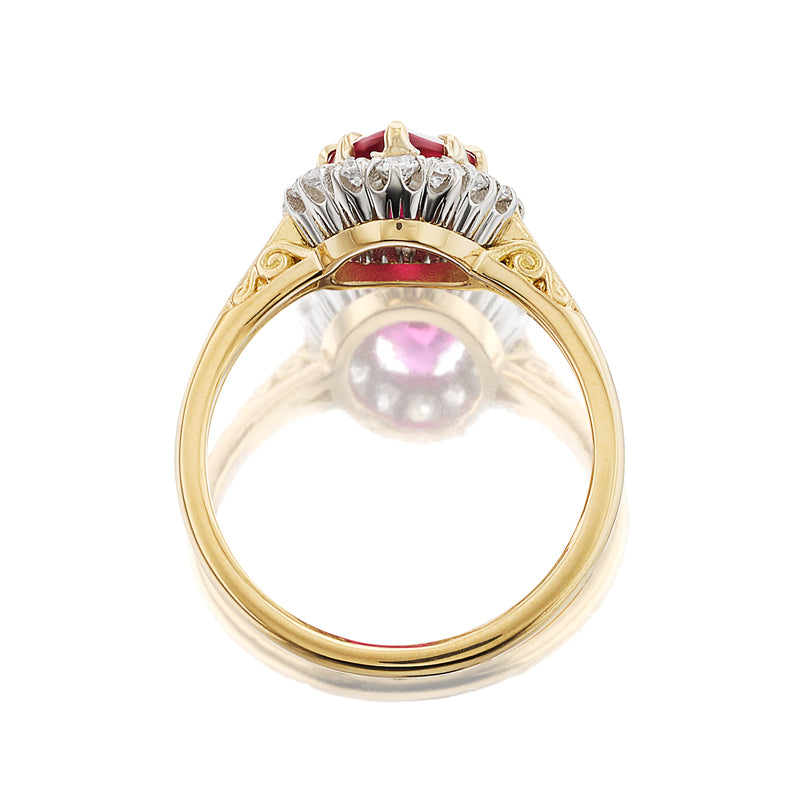 1-2 Carats gemstones vintage engagement ring