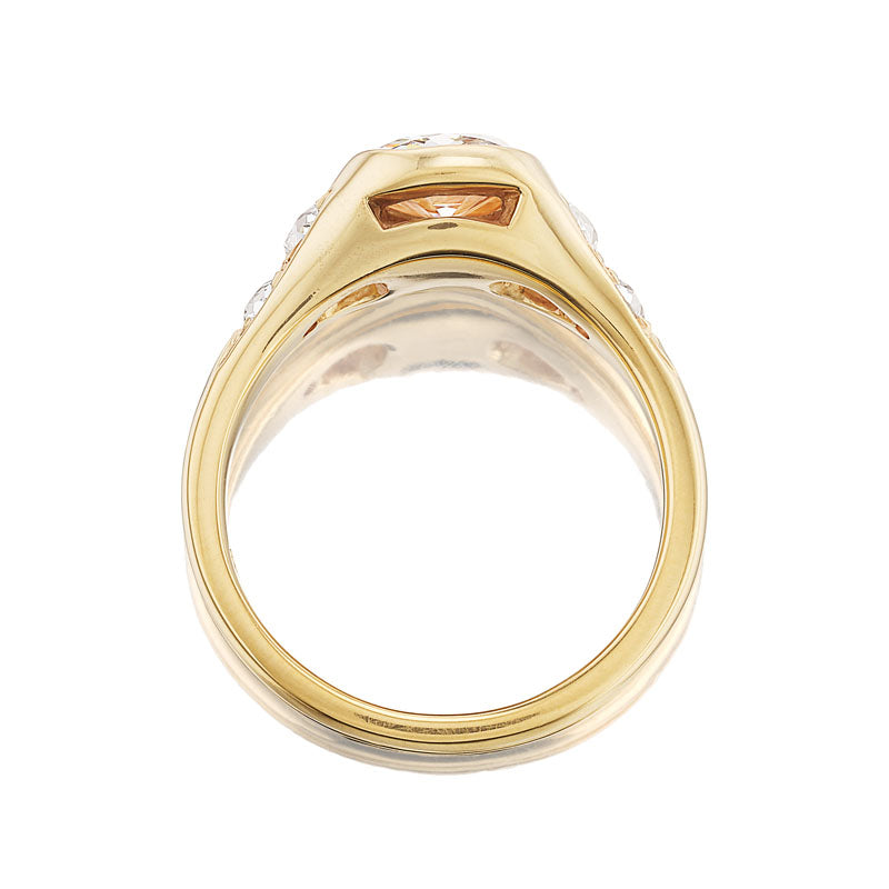 G-H-I color SI-I clarity diamond Engagement Rings