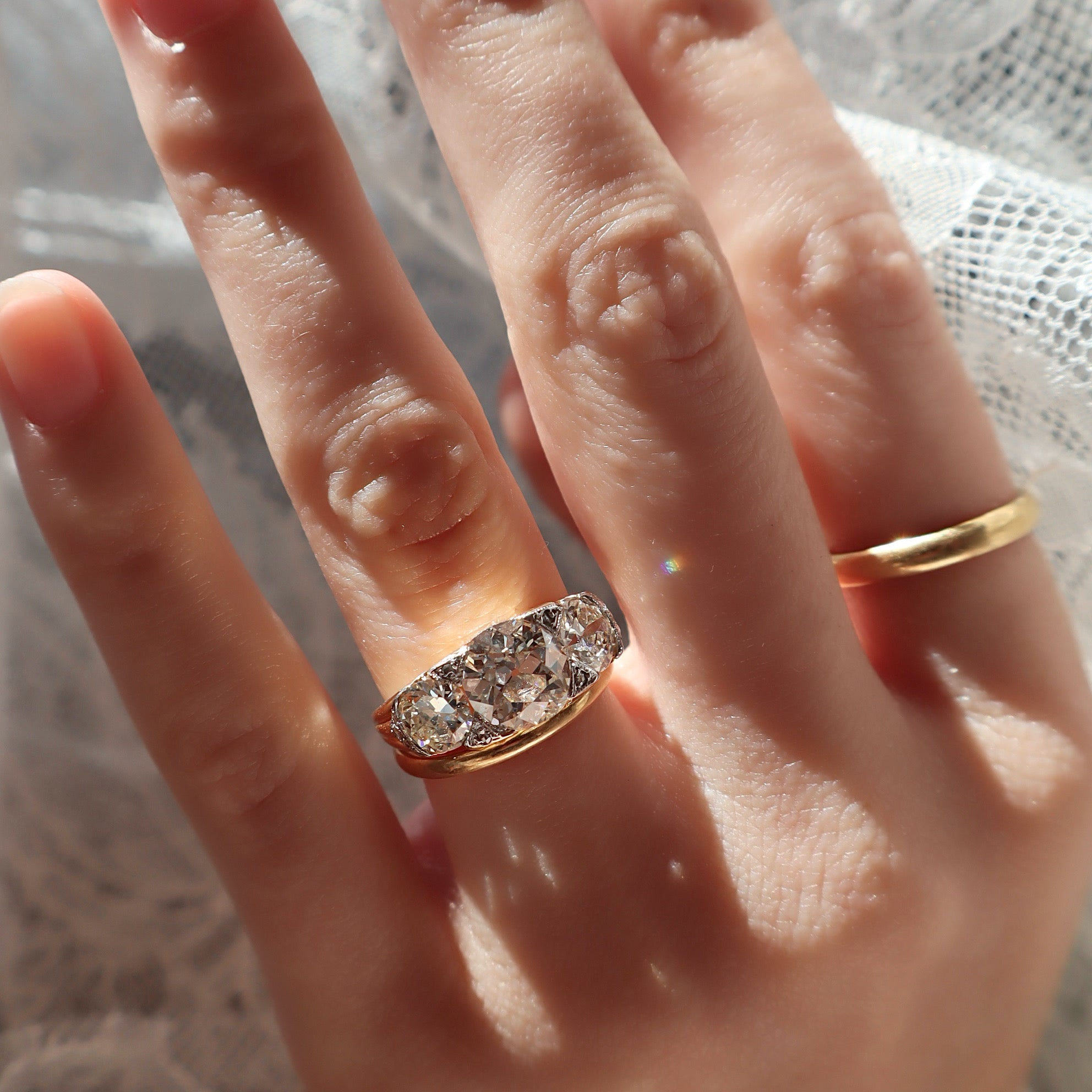 AB MADE diamond engagement ring