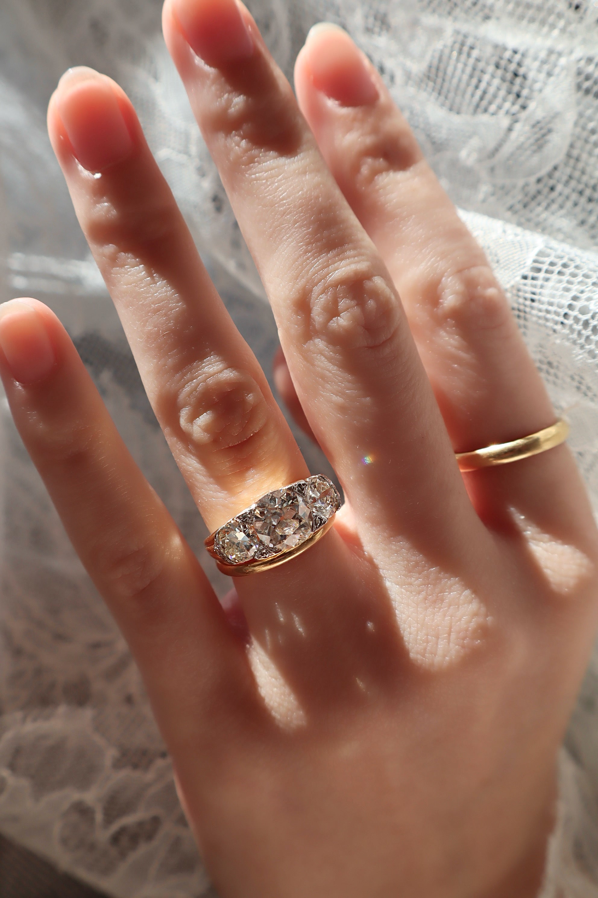 AB MADE diamond engagement ring