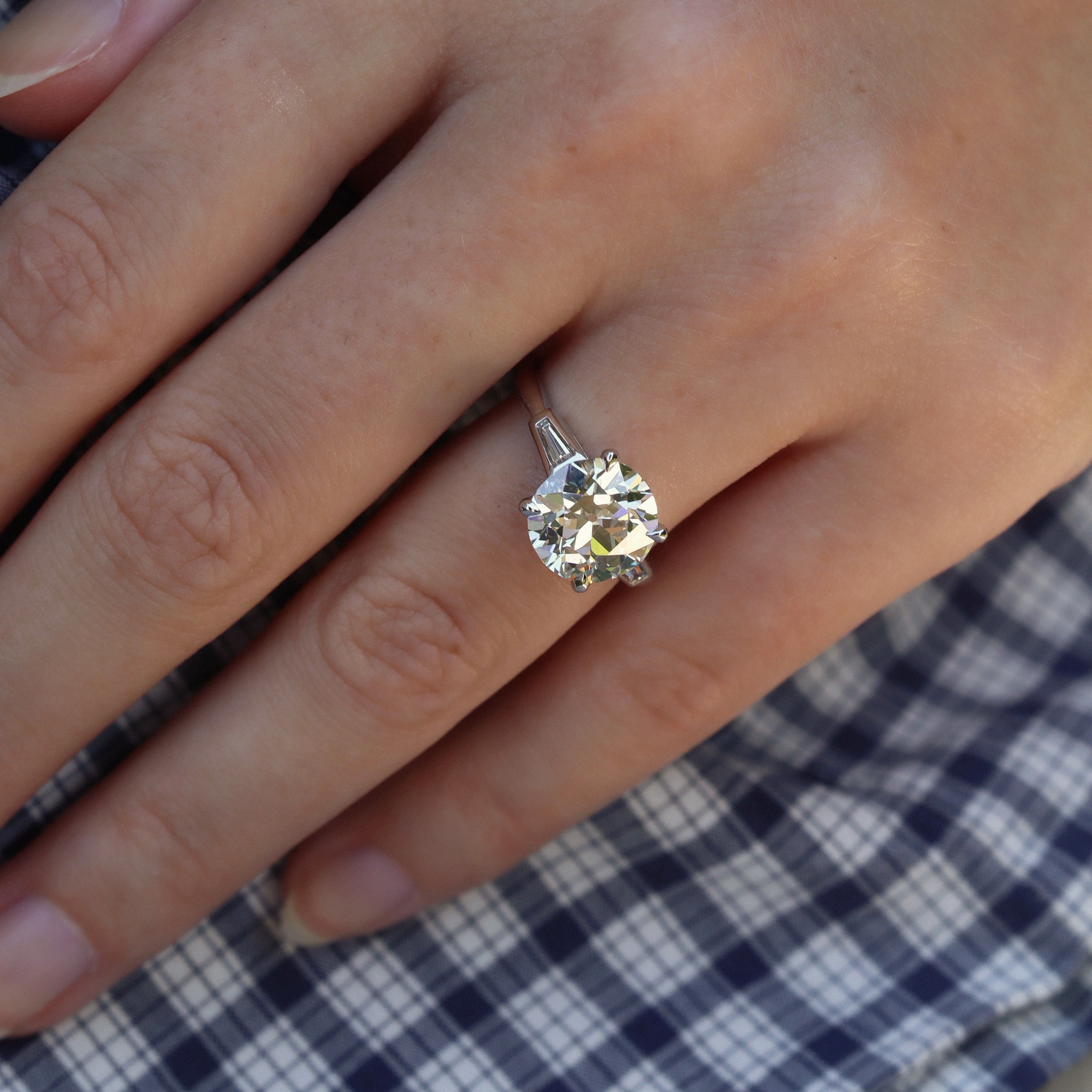 AB MADE diamond engagement ring