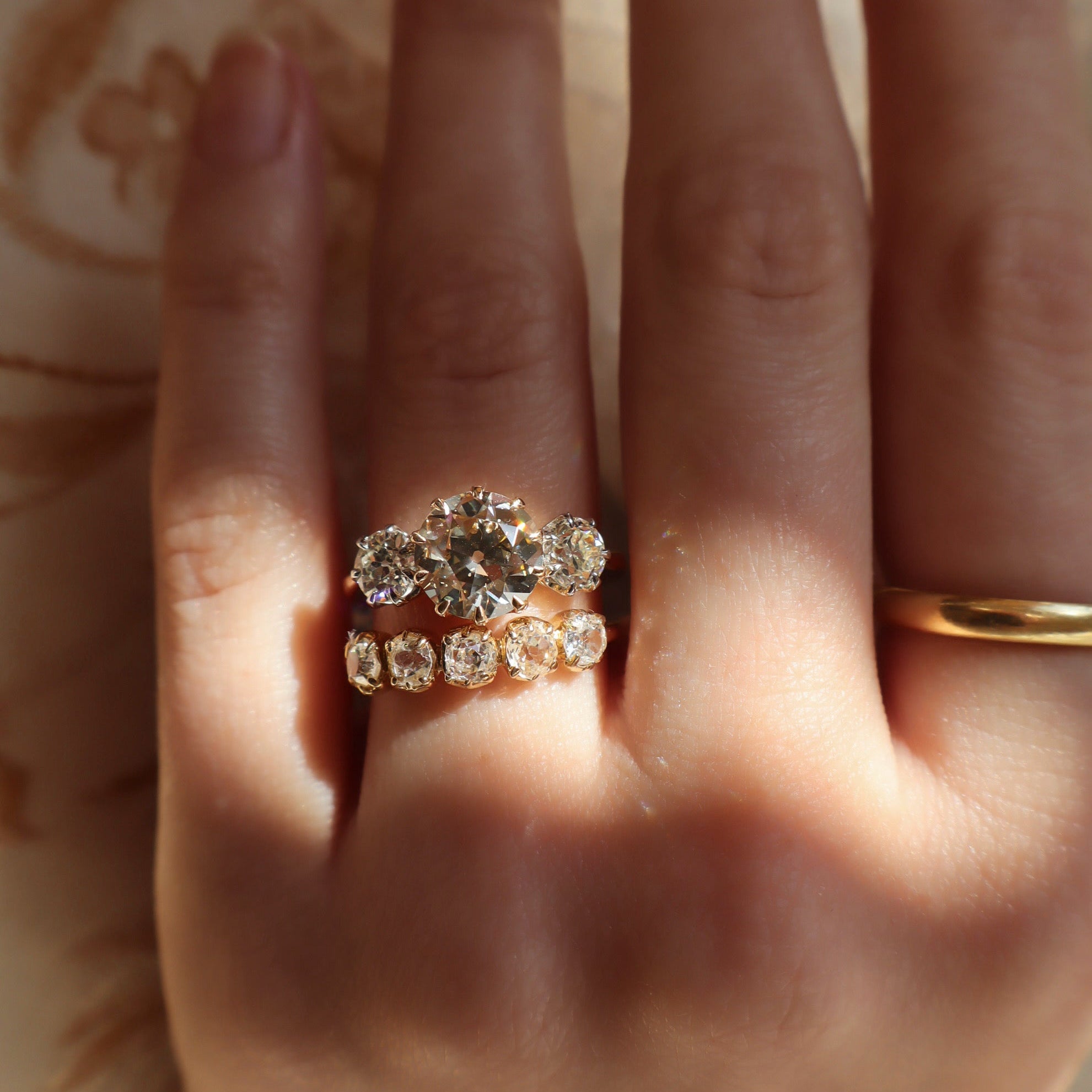 AB MADE diamond engagement ring