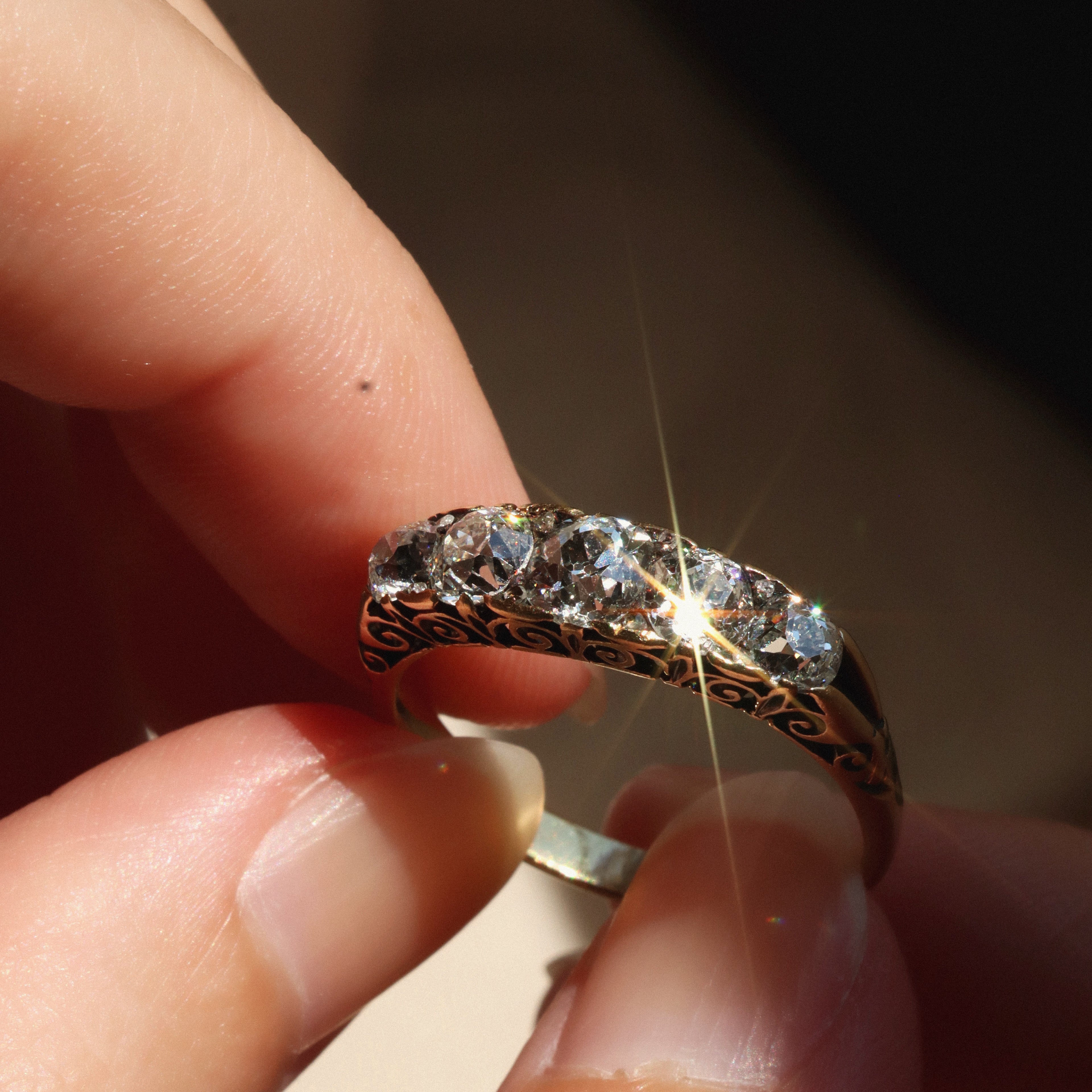 G-H-I color VS clarity diamond Wedding Bands