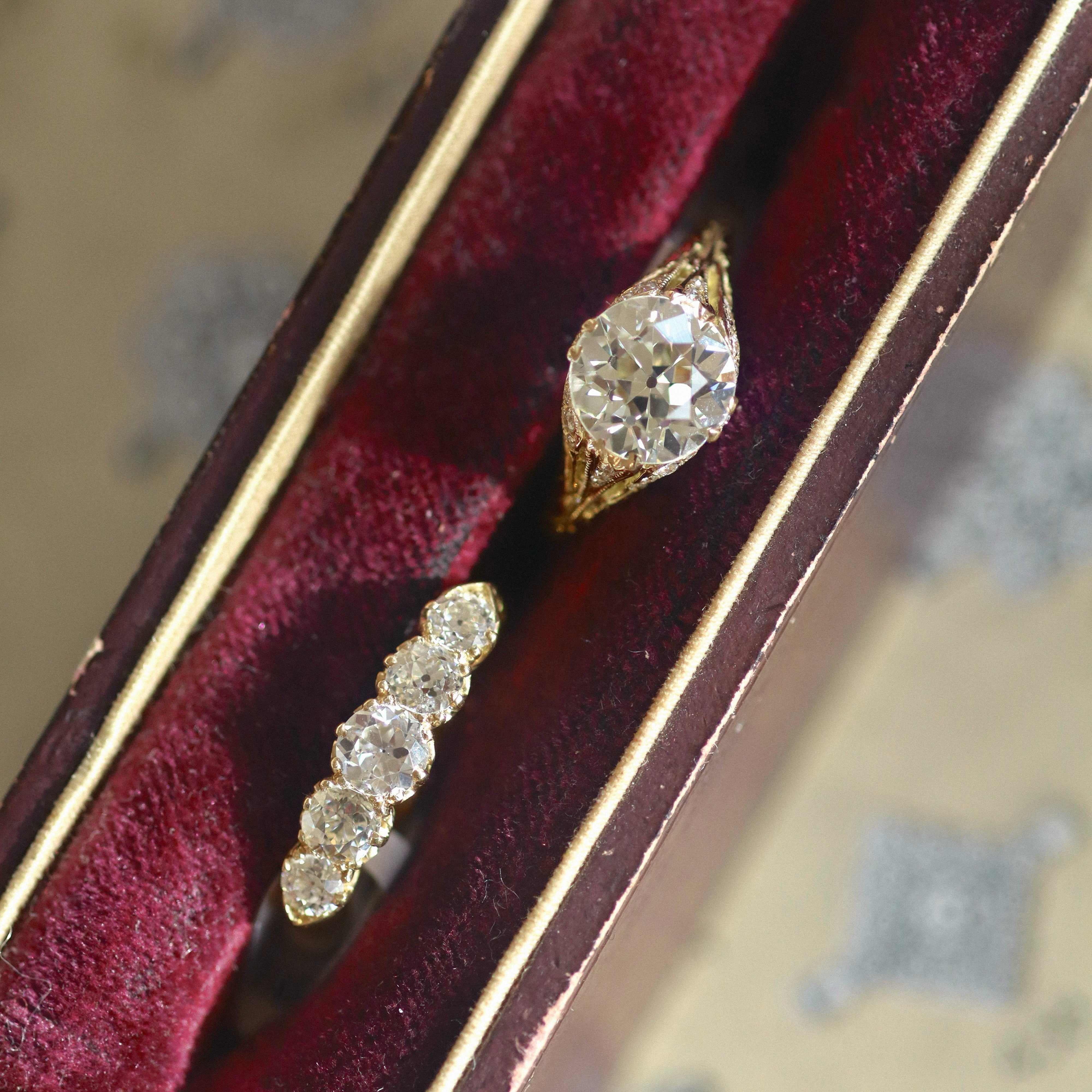 AB MADE diamond engagement ring