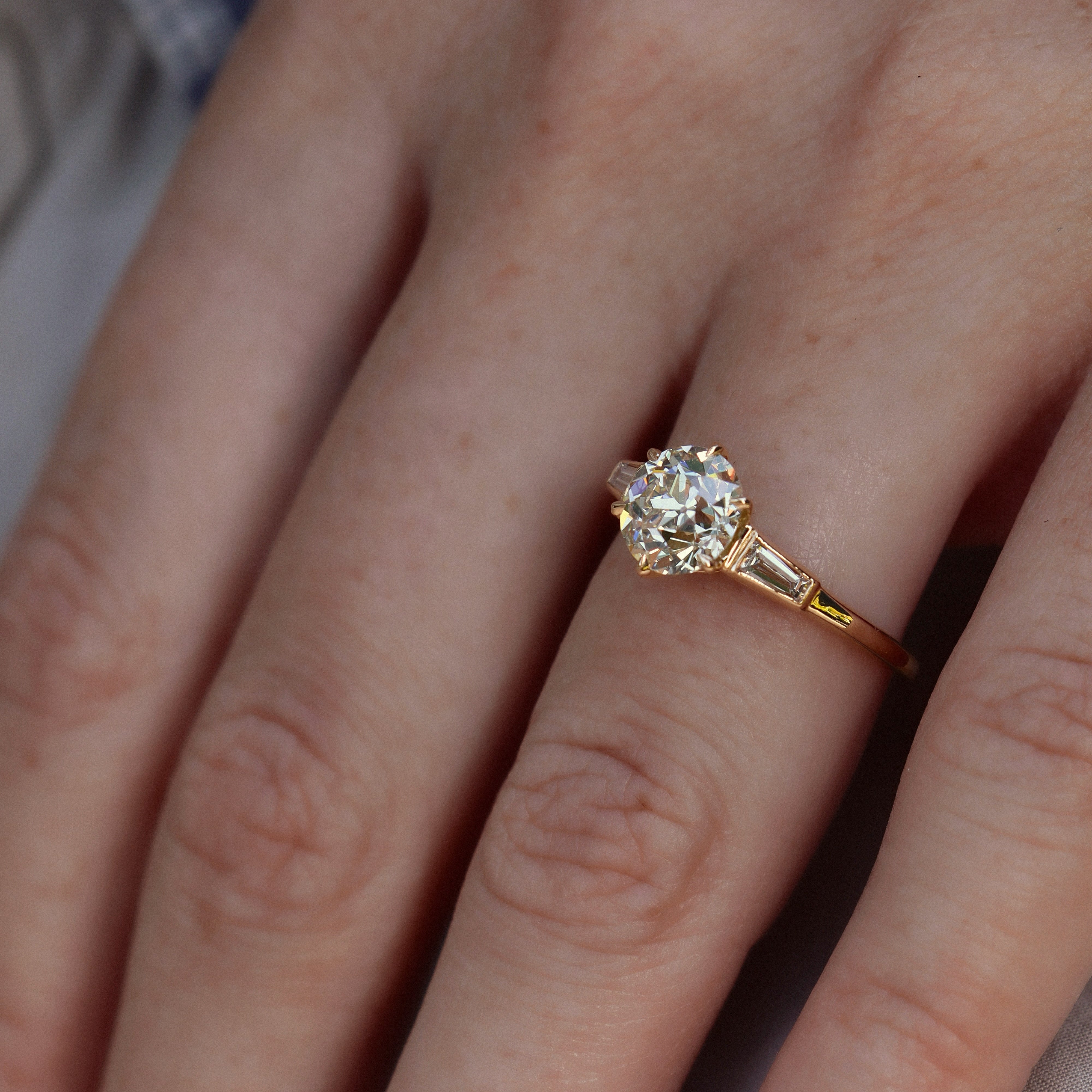 AB MADE diamond engagement ring