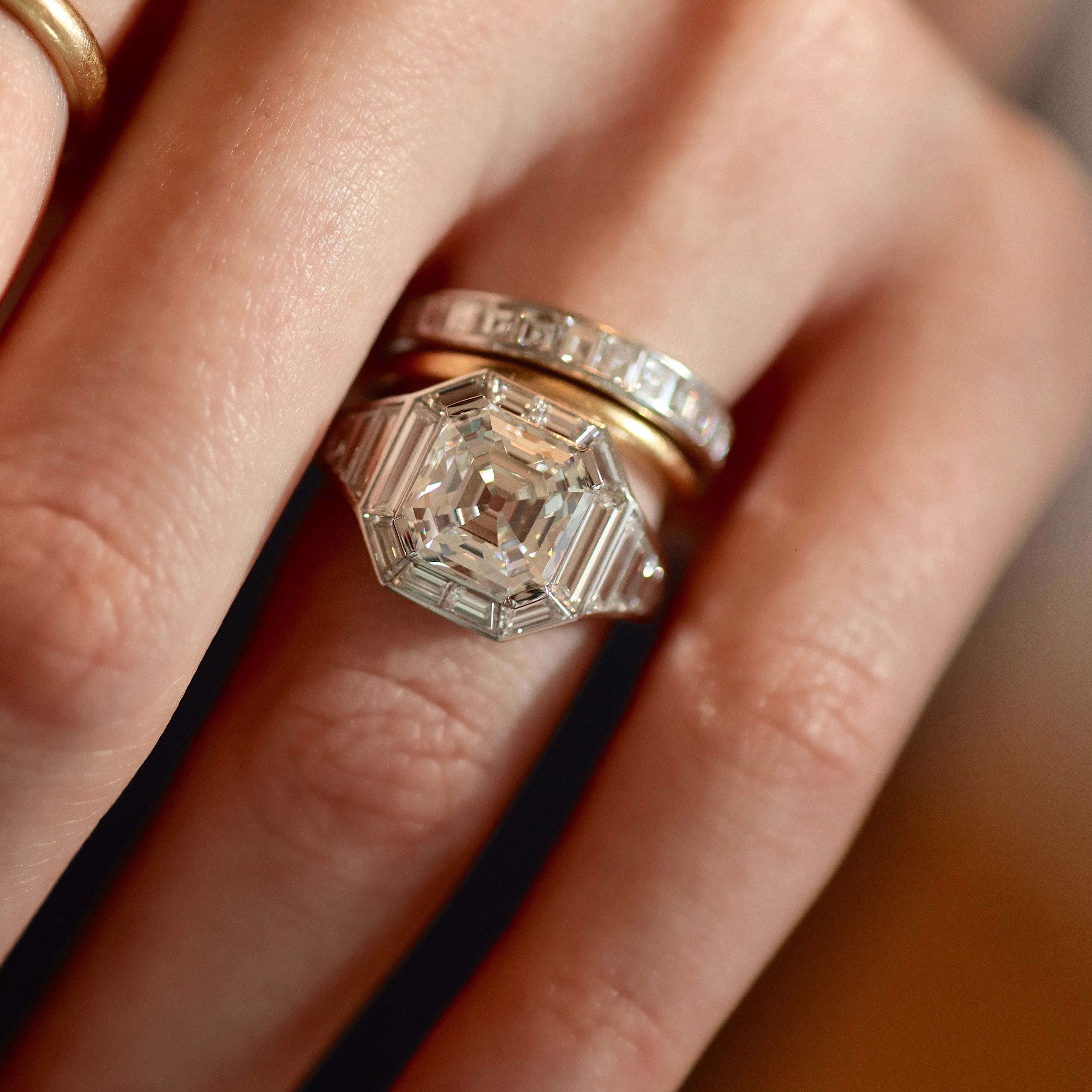 AB MADE diamond engagement ring