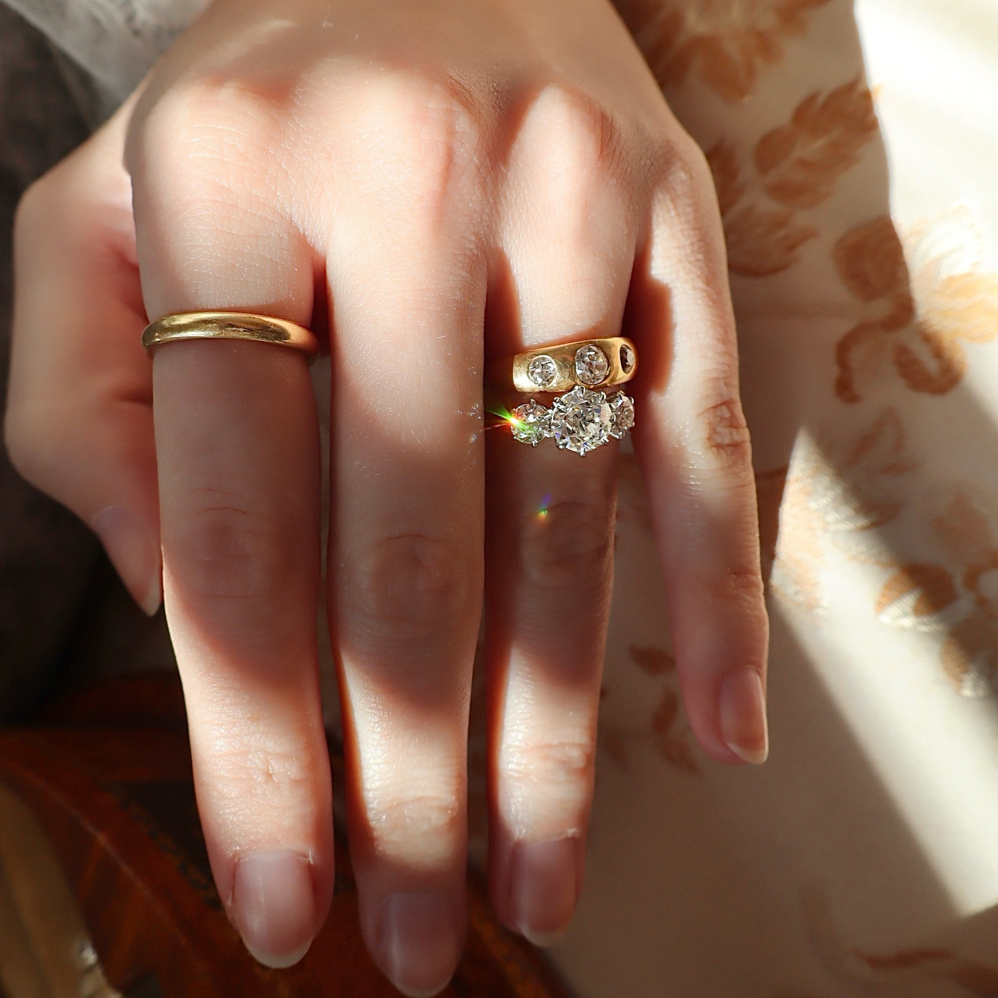 AB MADE diamond engagement ring