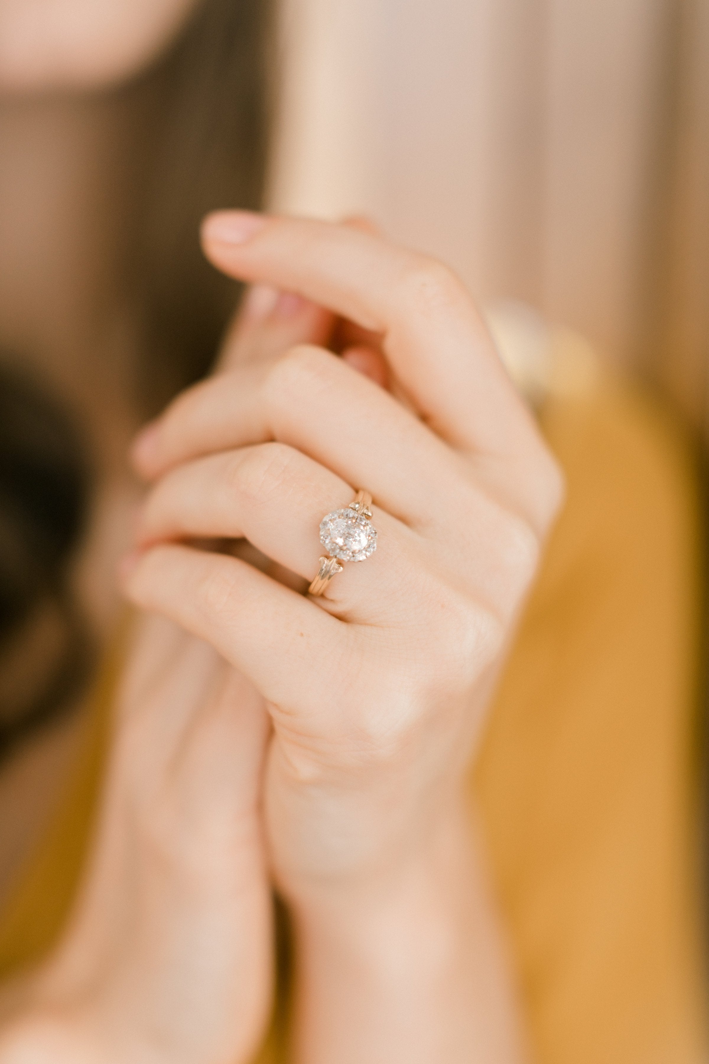 0.55 Carat Old Cut Oval Diamond