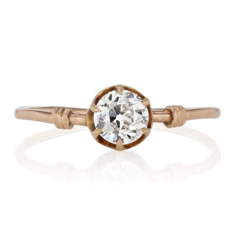 Half Carat Rose Gold Solitaire Engagement Ring