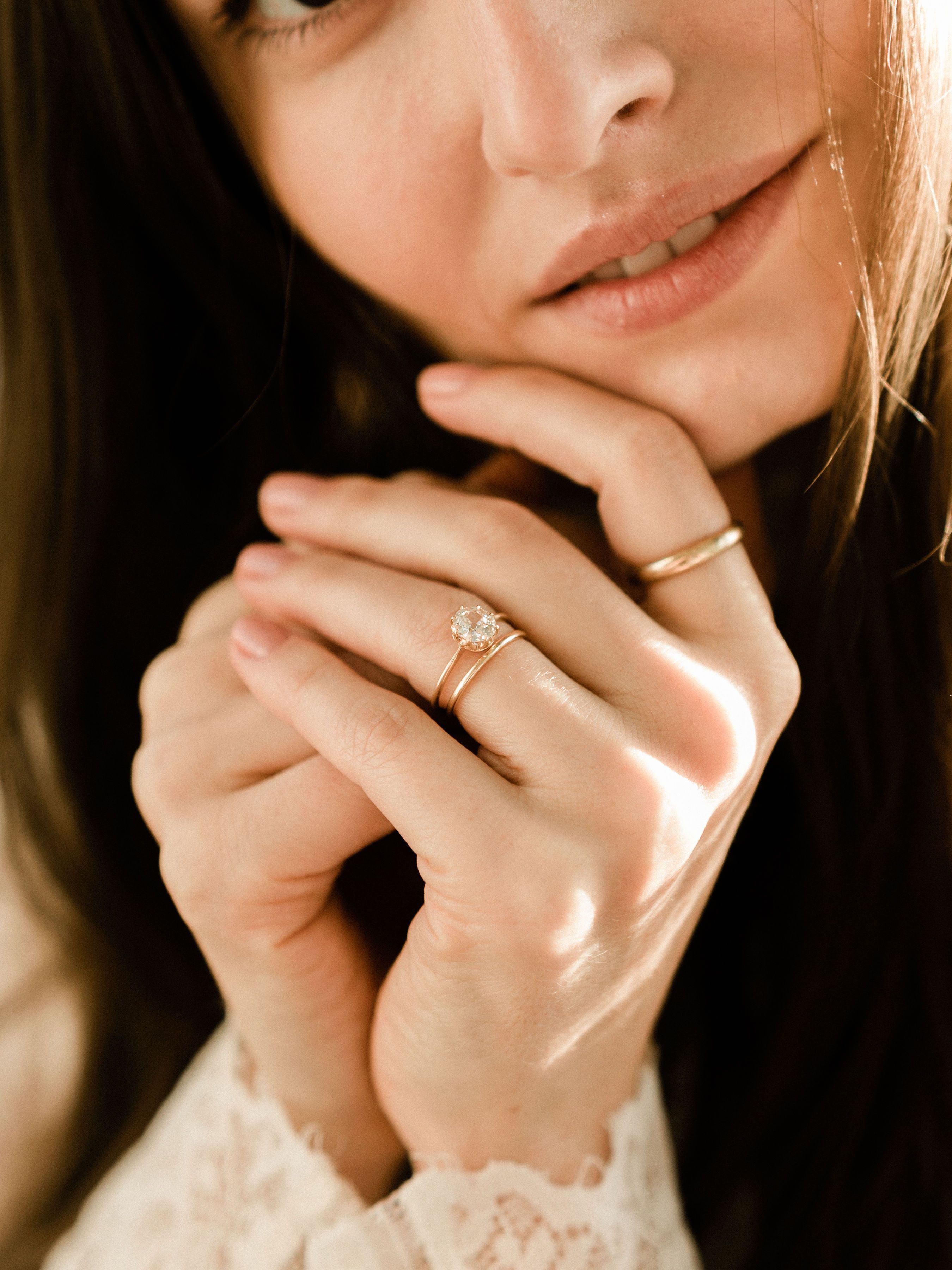 0.76 old mine cut diamond