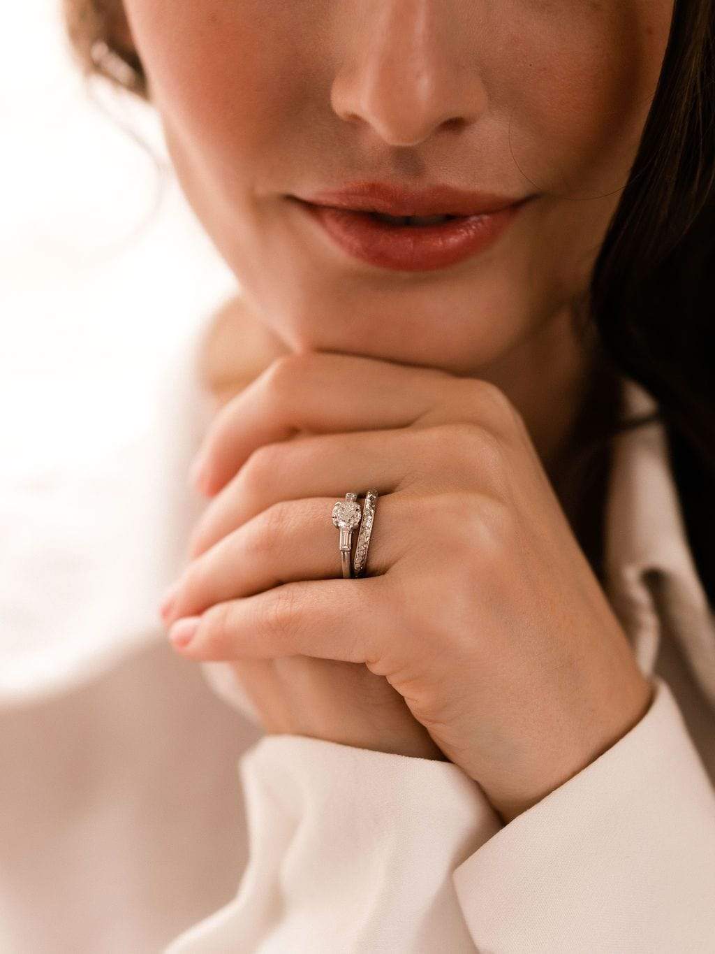 0.77ct old European cut diamond