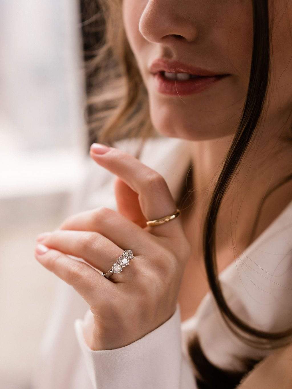 0.77ct old European cut diamond