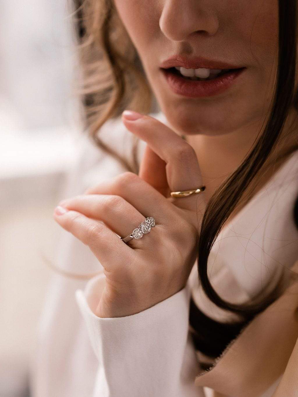 0.77ct old European cut diamond