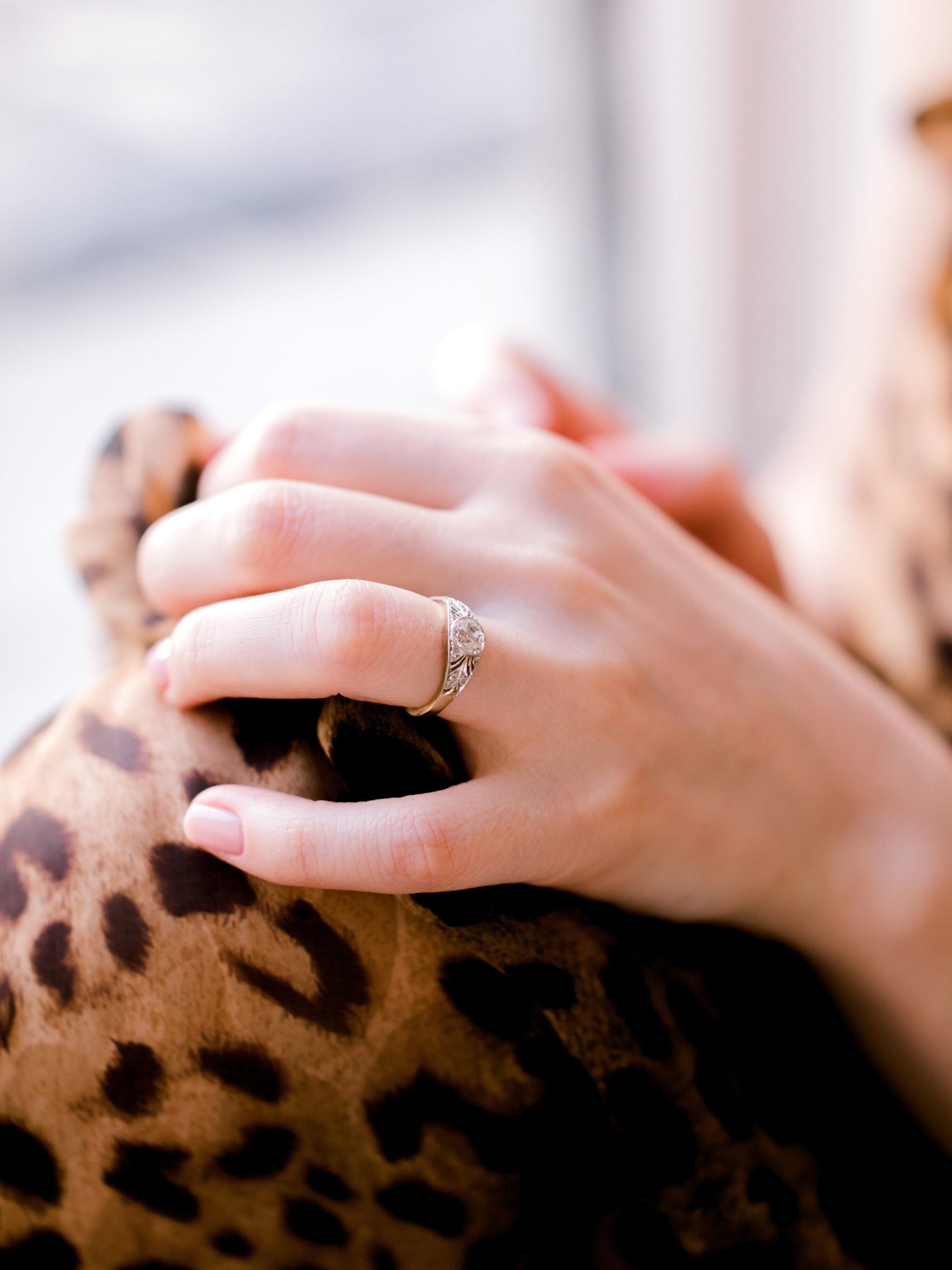 0.77ct old European cut diamond