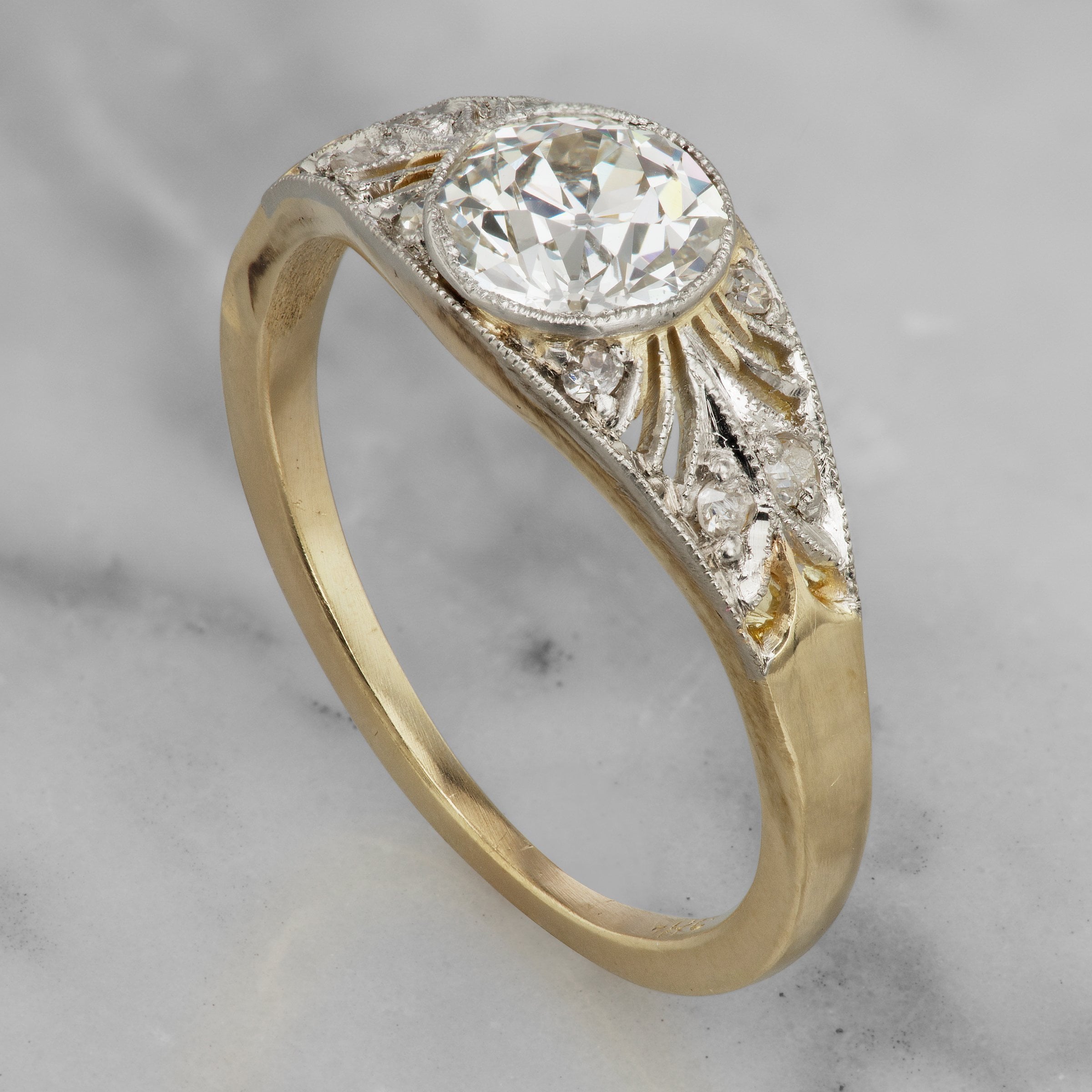 0.77ct old European cut diamond