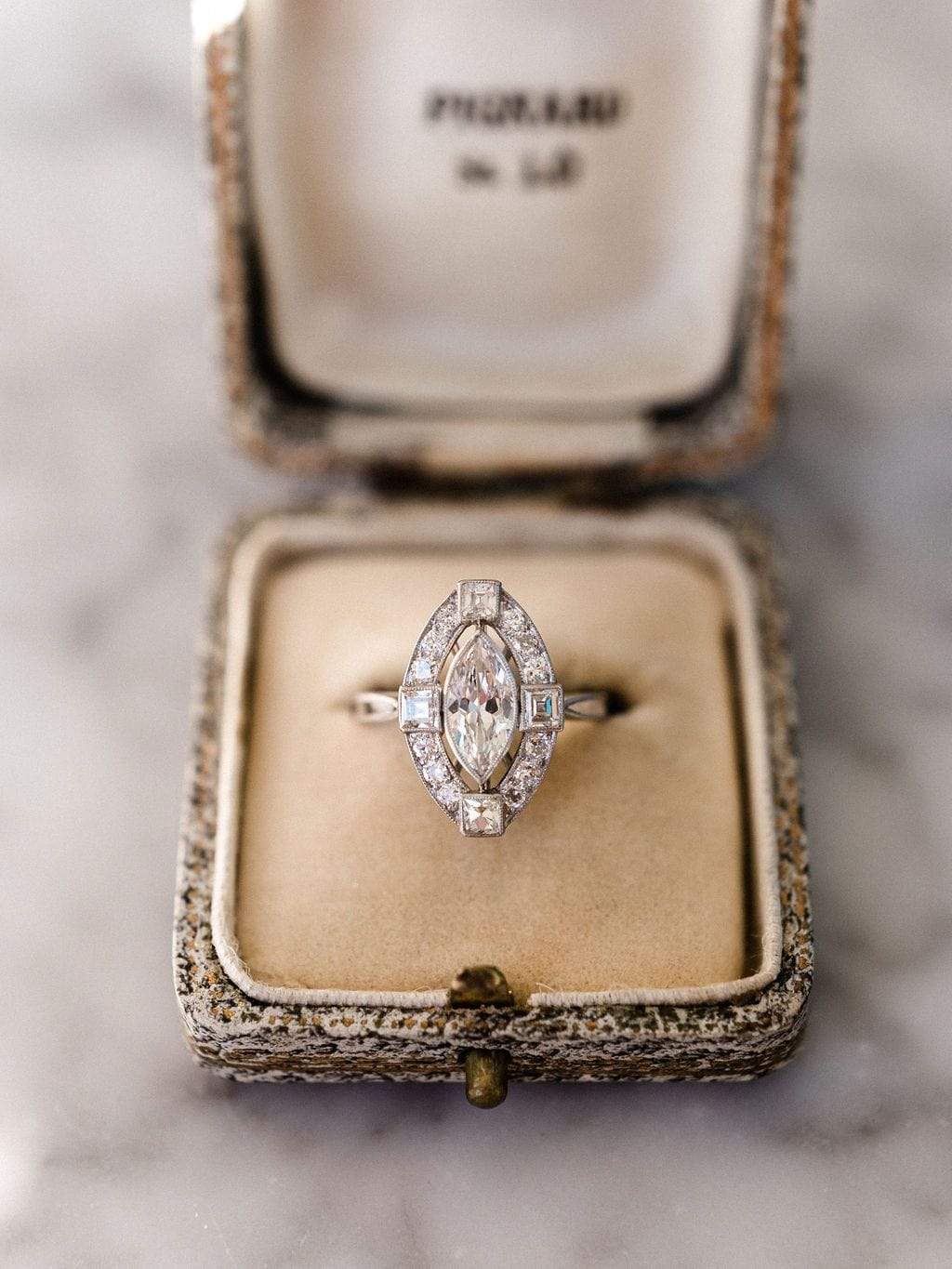 0.79ct marquise cut diamond