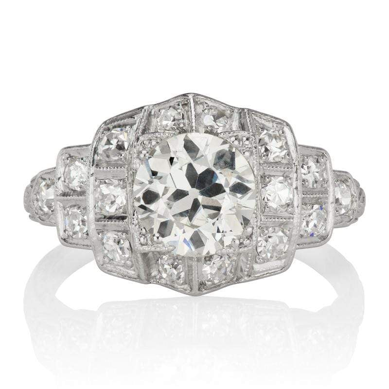 Authentic Art Deco Engagement Ring | Victor Barbonè Jewelry | Beautiful Art Deco
