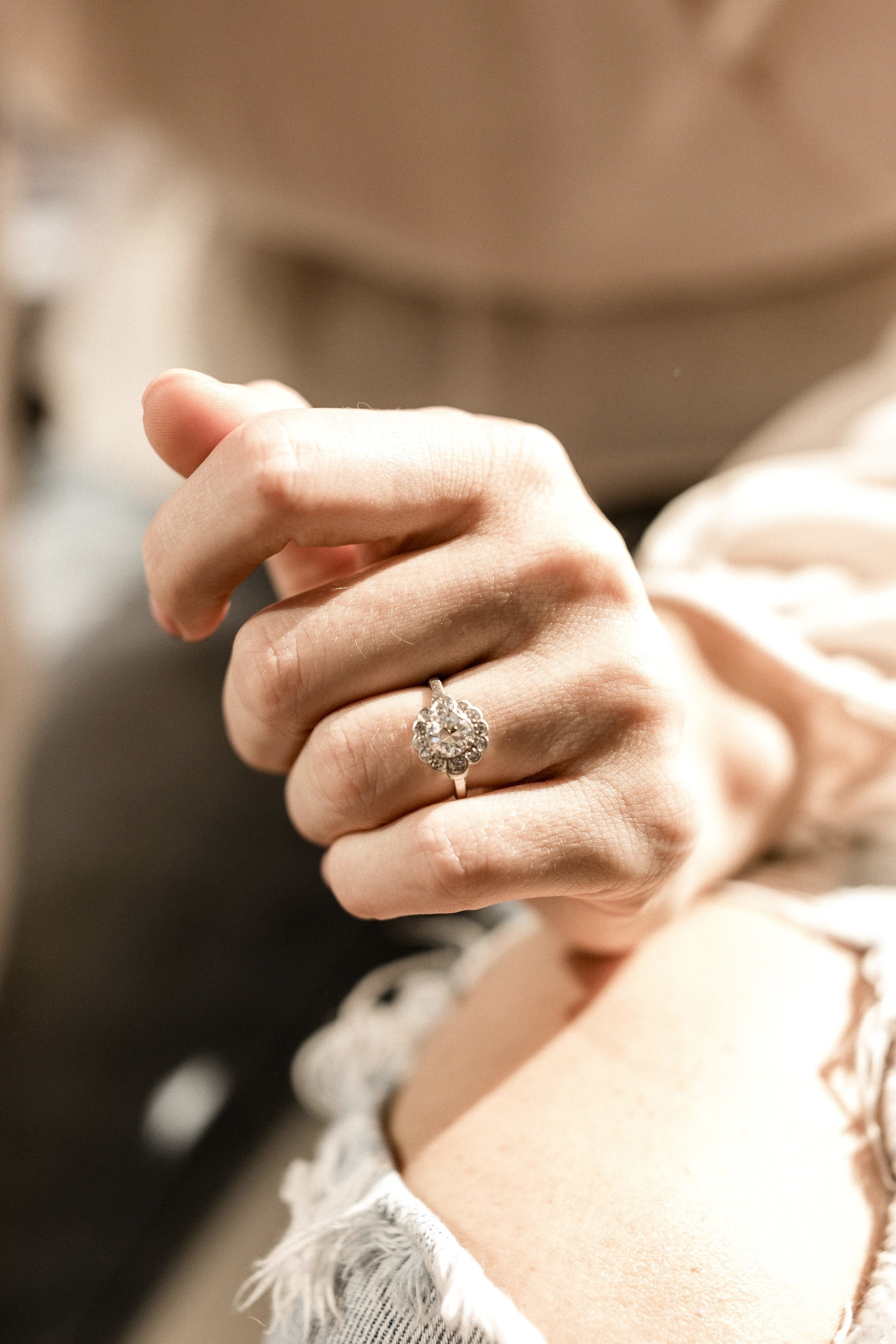 0.85ct old European cut diamond