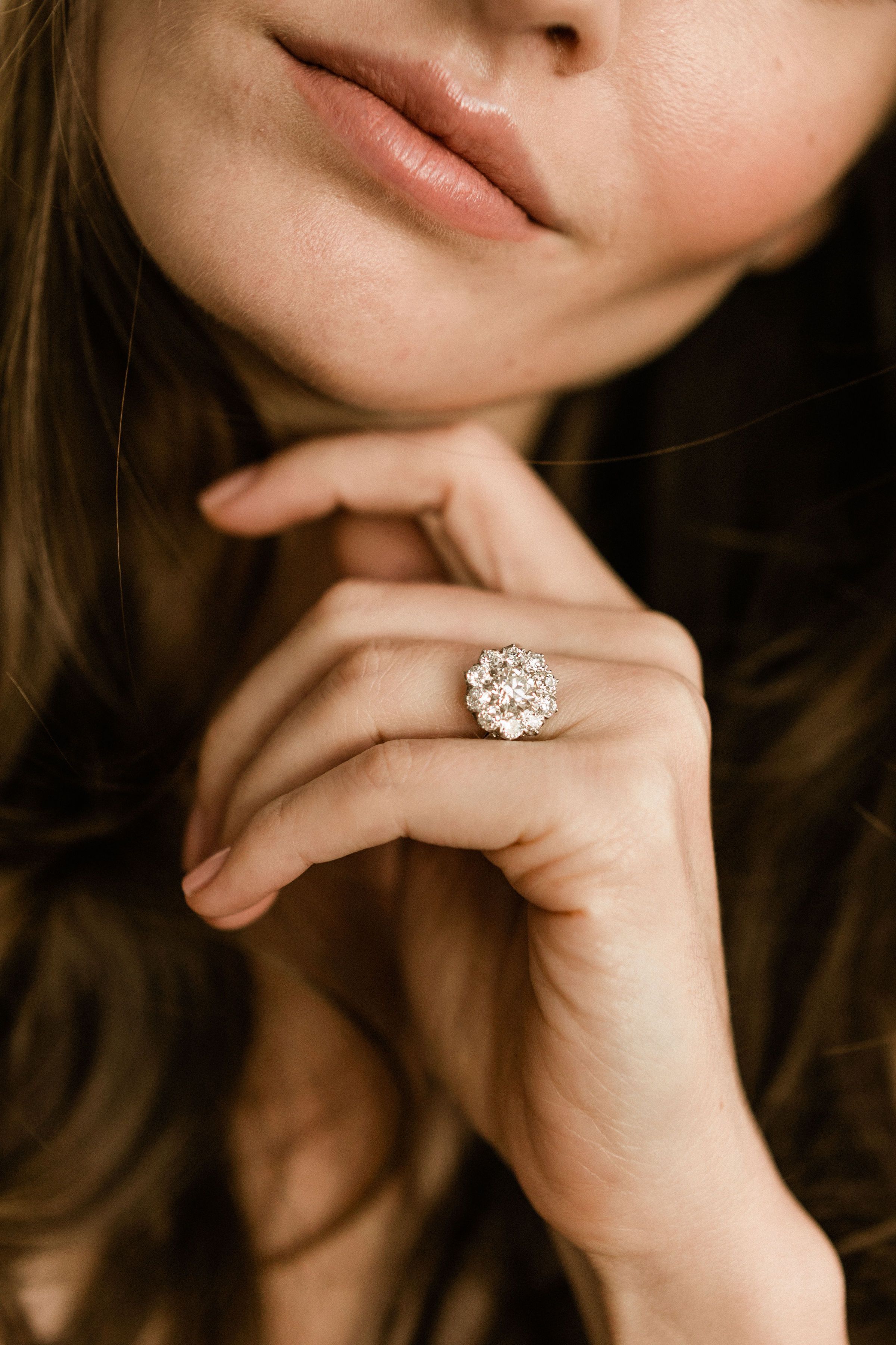 0.85ct old European cut diamond