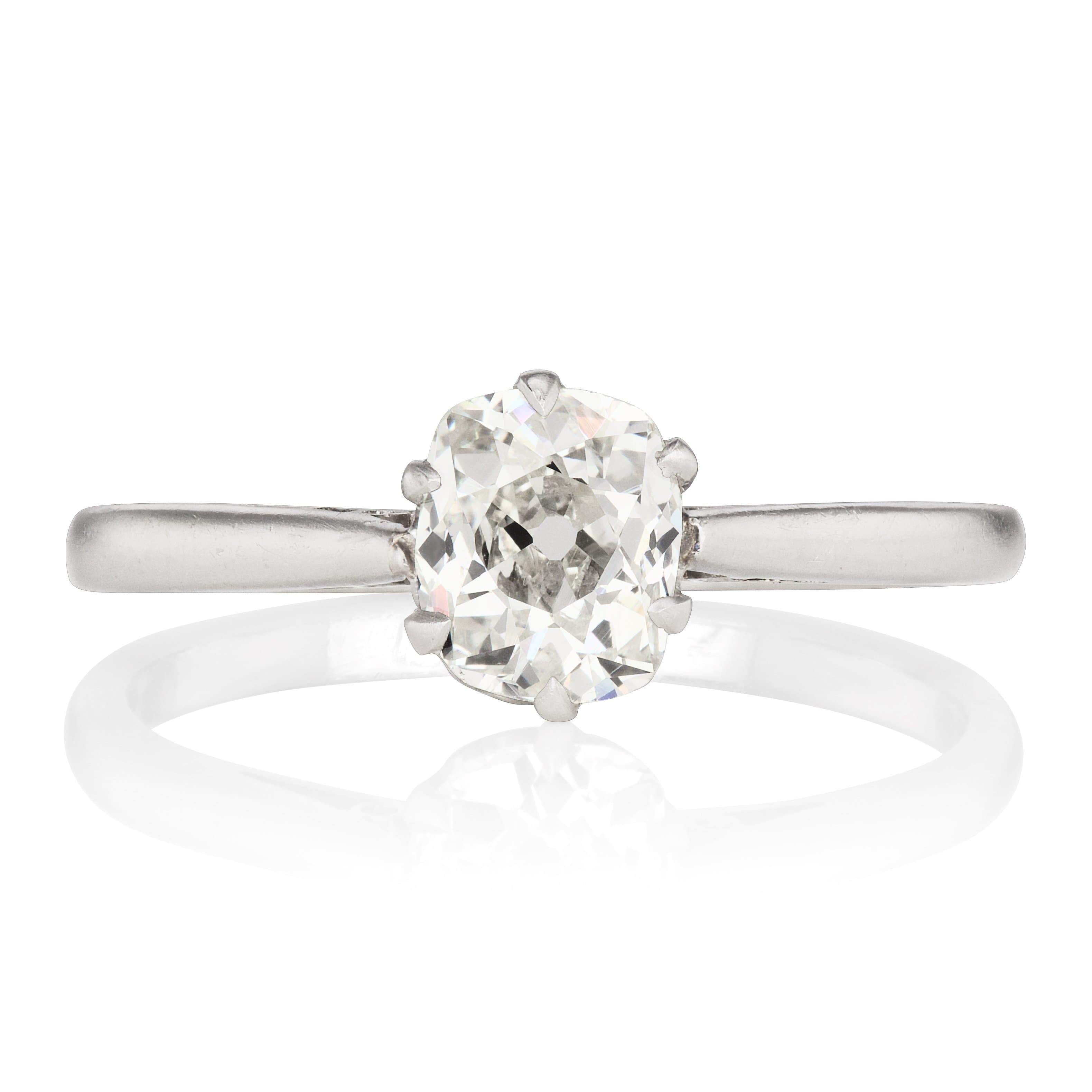 Edwardian Solitaire Engagement Ring