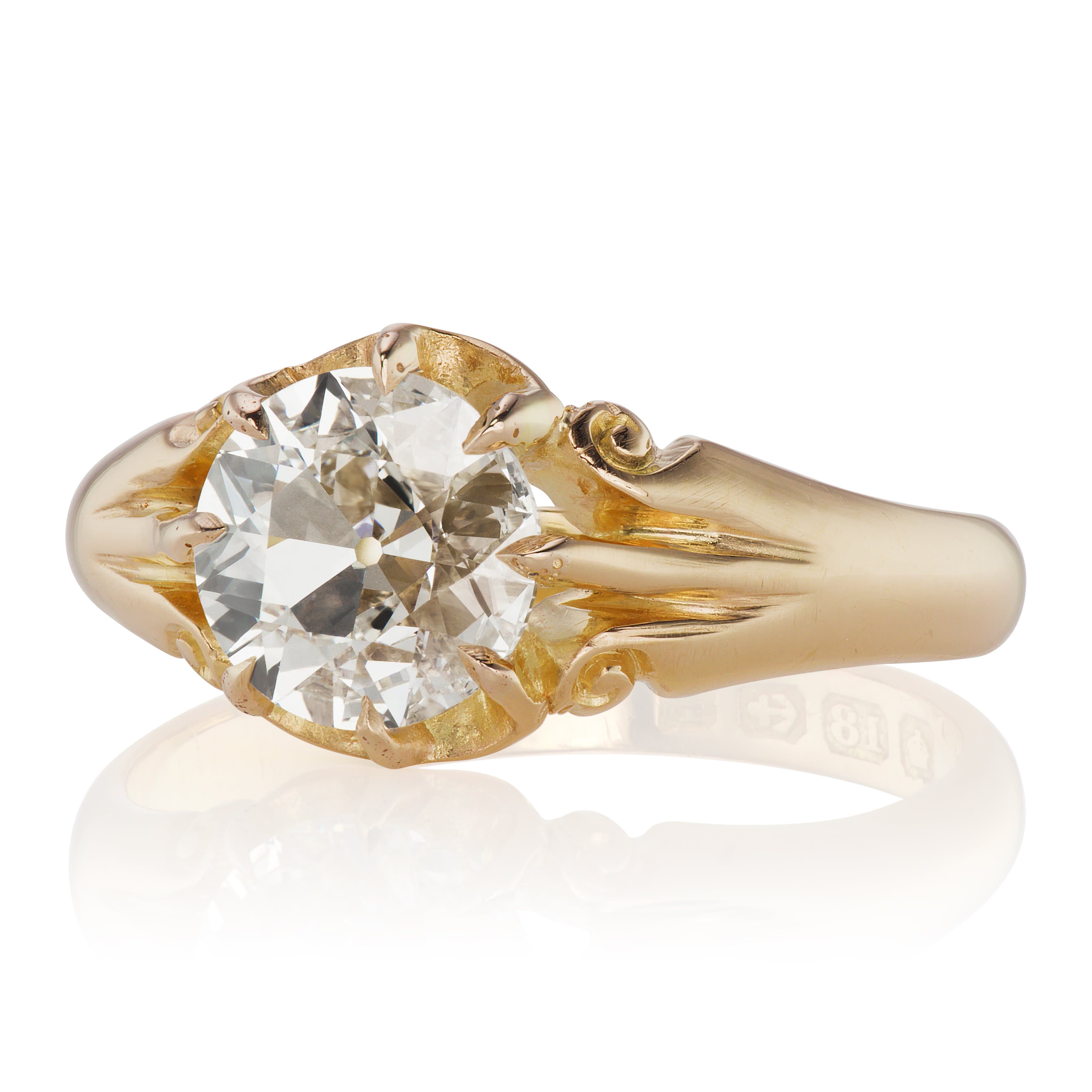 0.90ct old European cut diamond