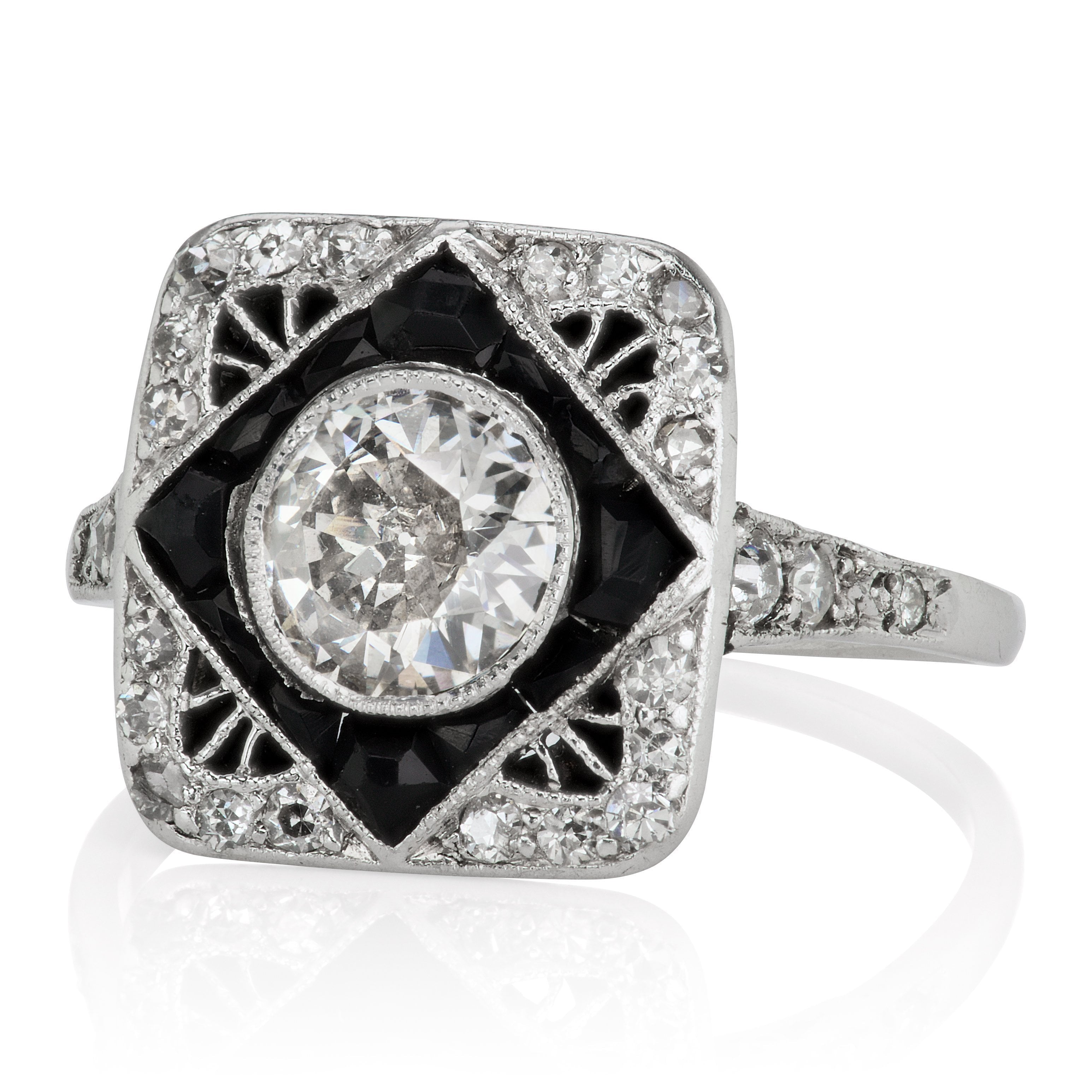 0.60ct old European cut diamond