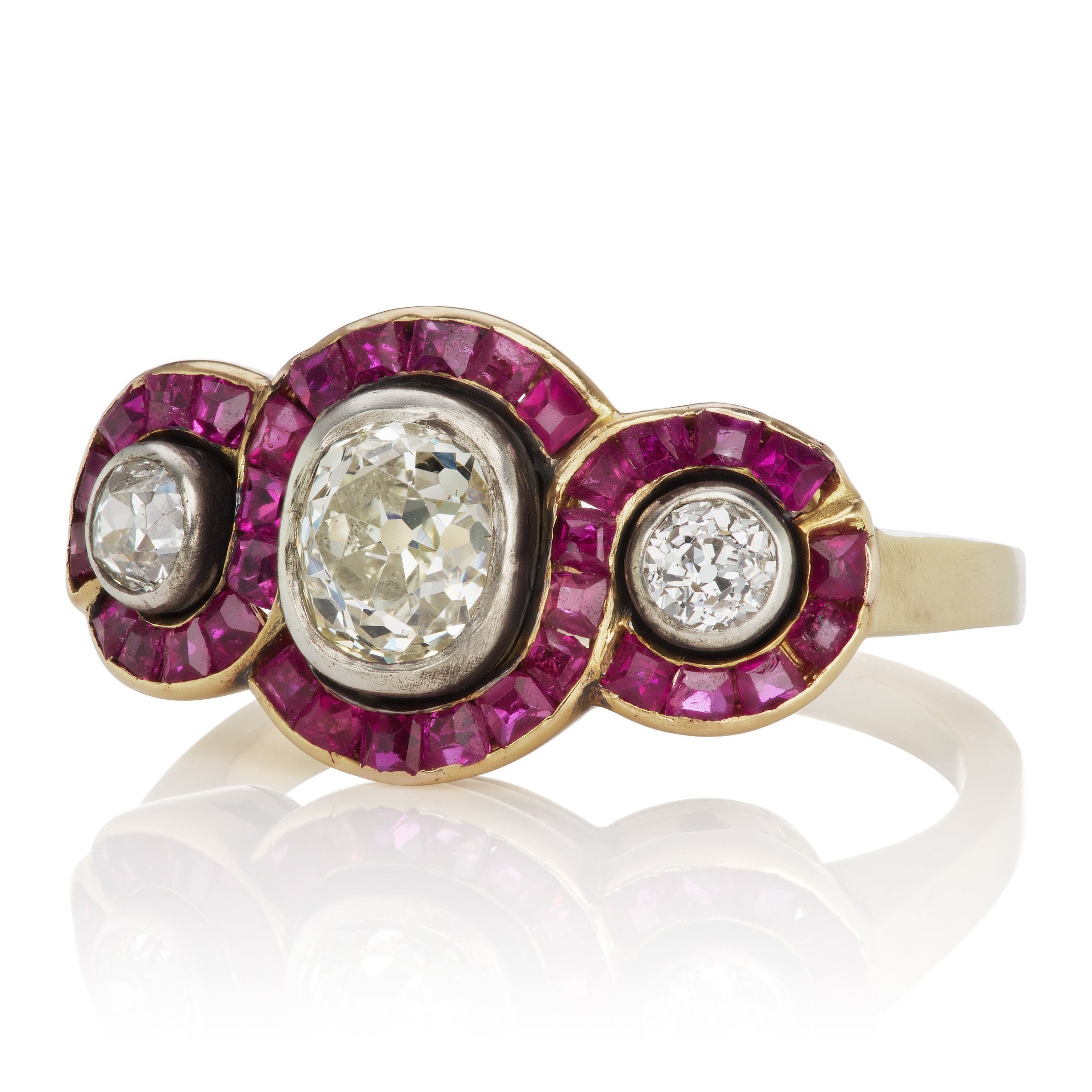 0.90ct old mine cut diamond