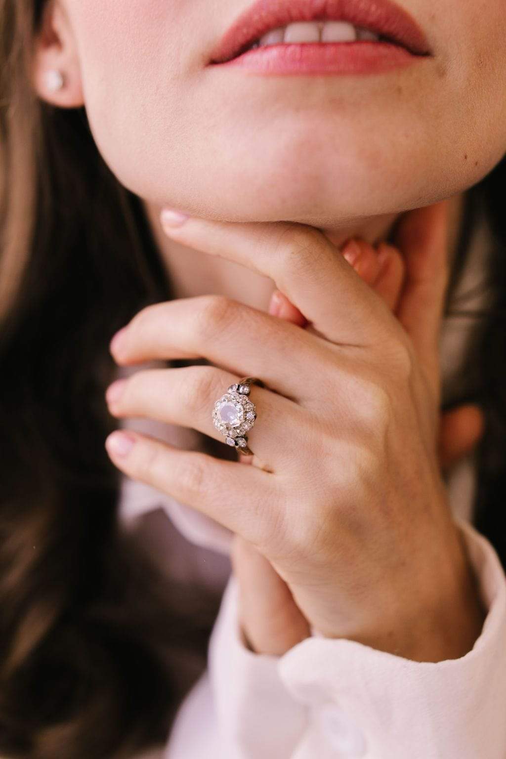 0.90ct old mine cut diamond