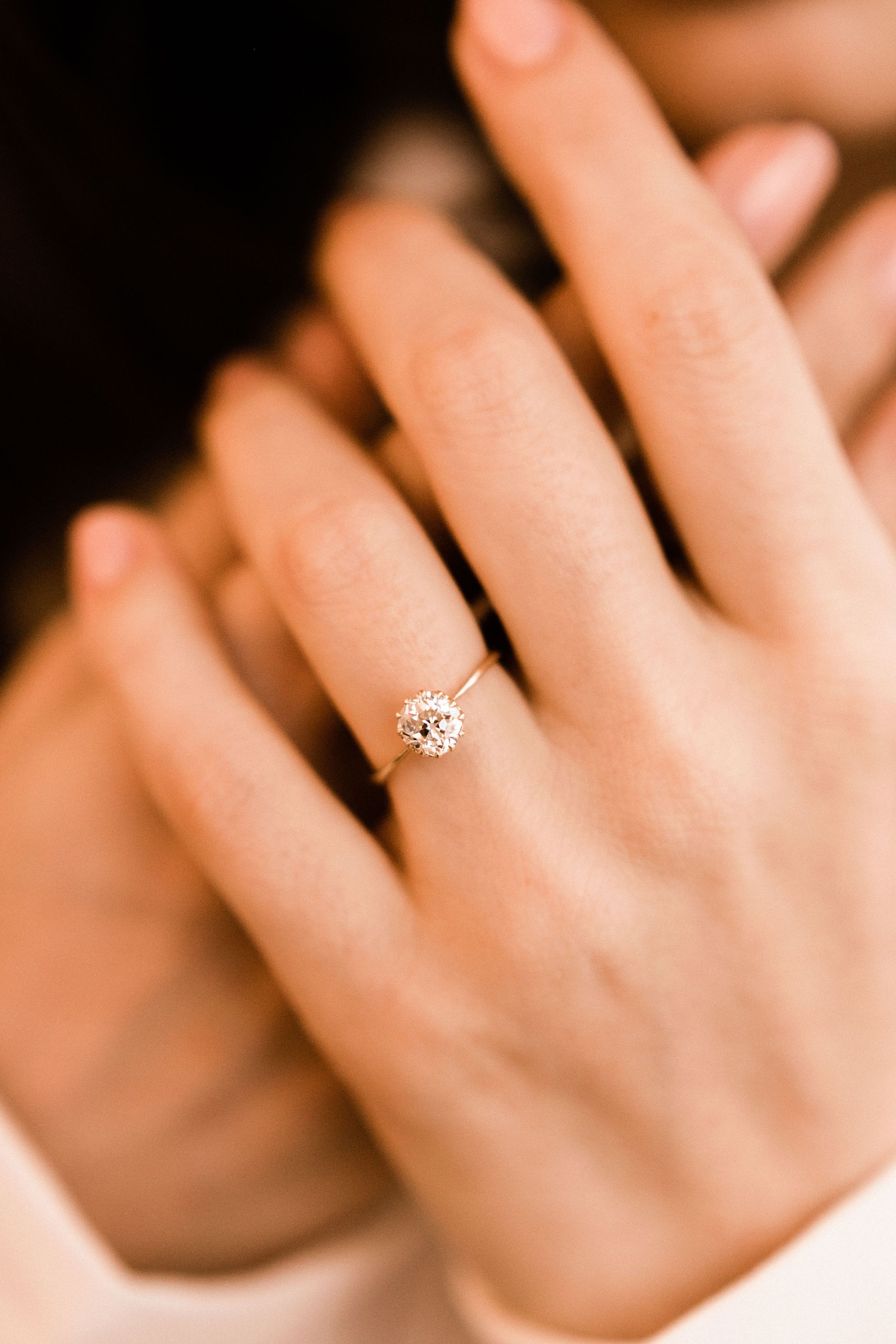 0.94ct Old Mine Cut Diamond