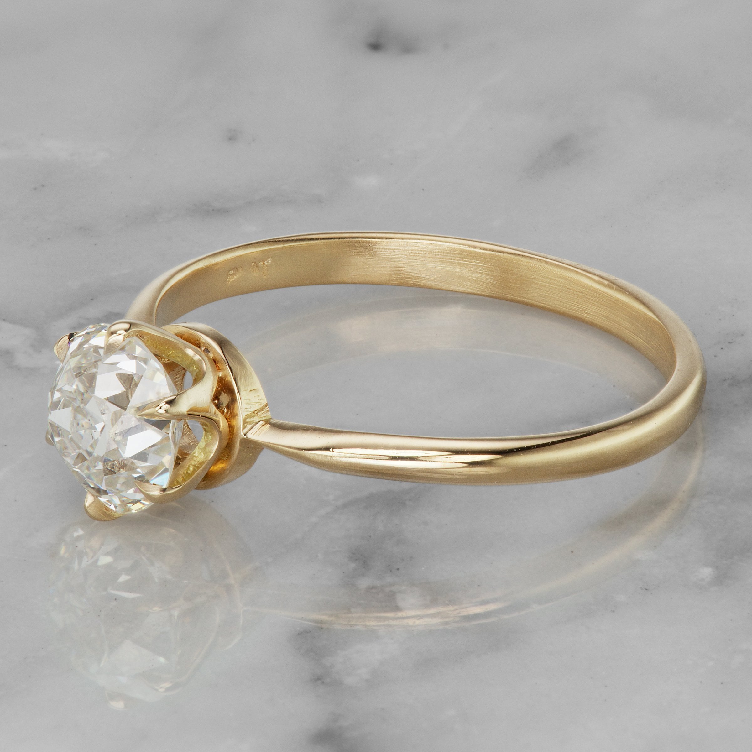 0.97ct old European cut diamond