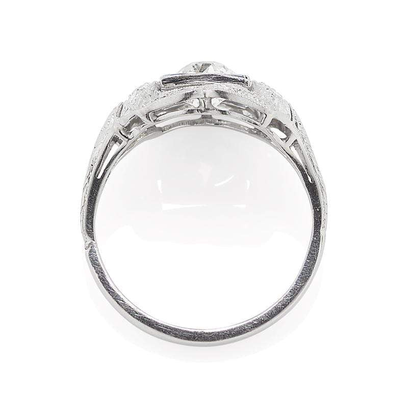 Less than 1 gemstones vintage engagement ring