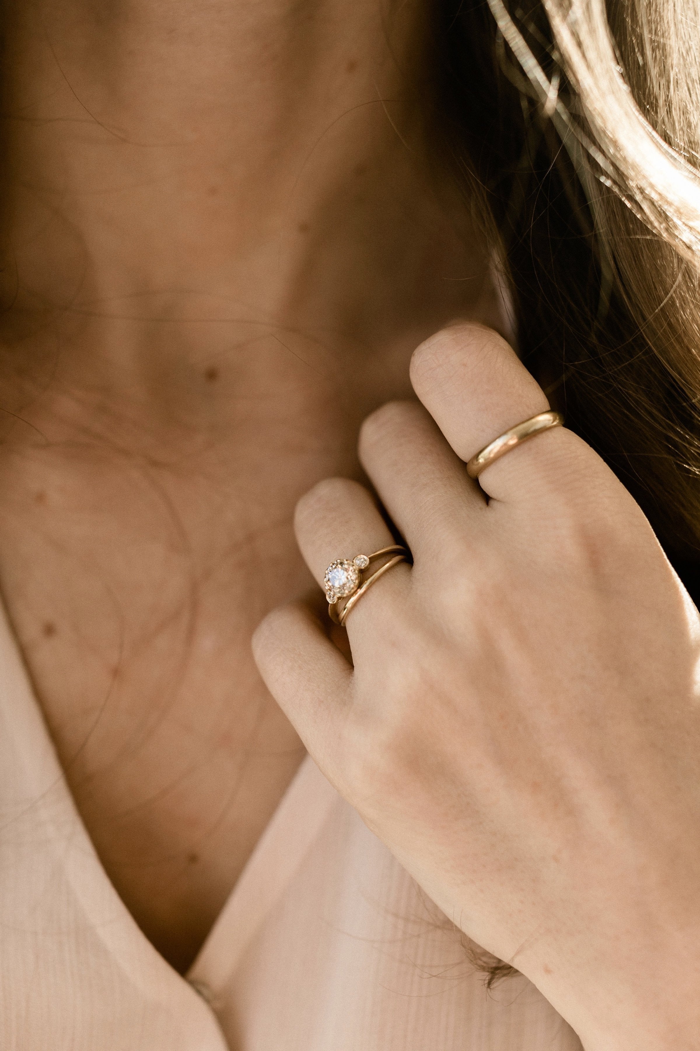 0.98ct old European cut diamond