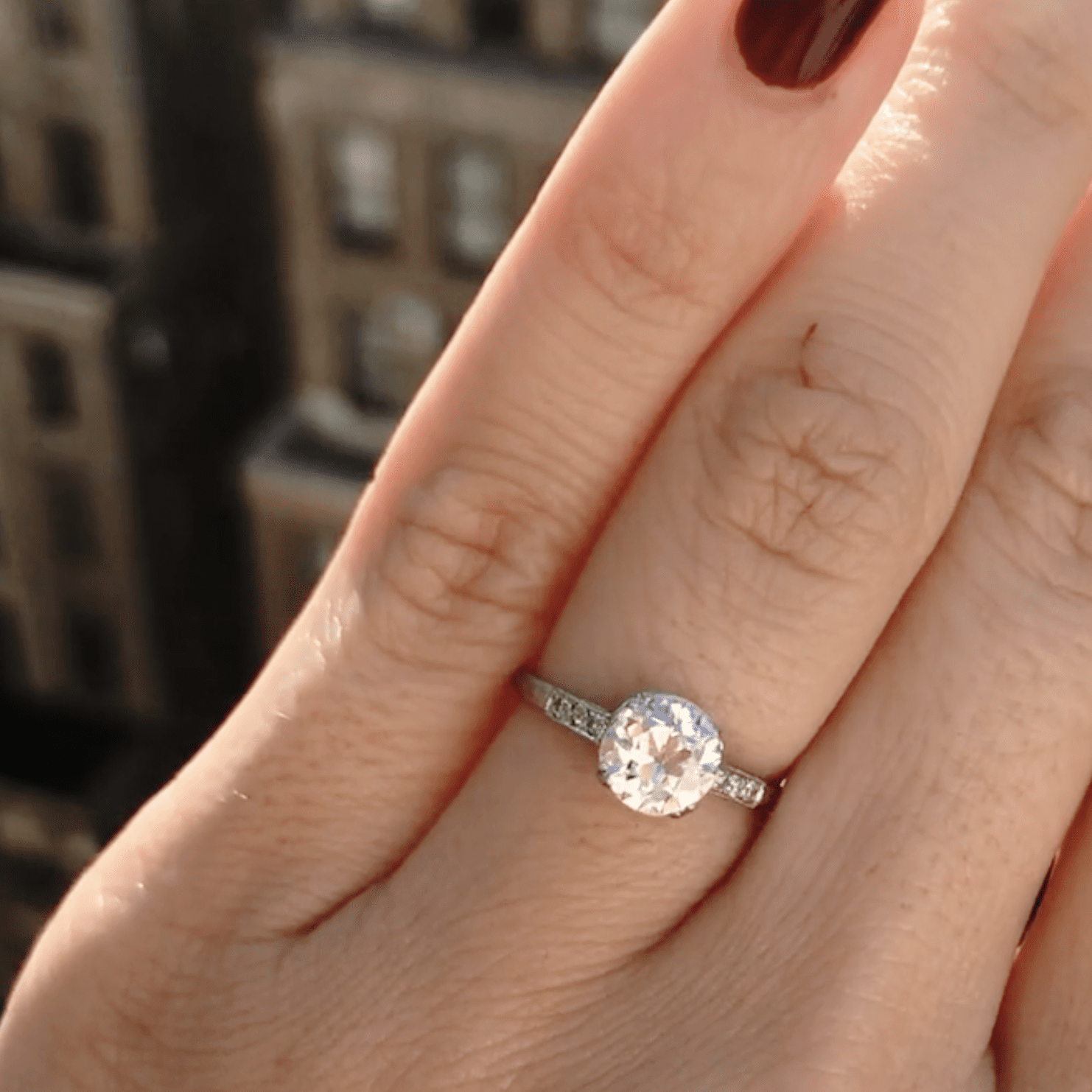 1.00 Carat Old European Cut Diamond