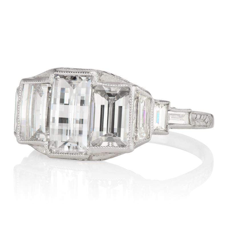 1.01ct Bent Top Cut-Cornered Rectangular Step Cut Diamond