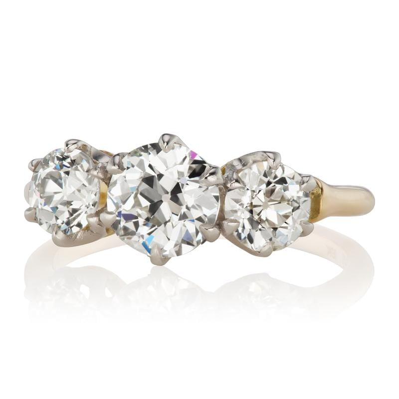 1.07ct old European cut diamond diamond engagement ring