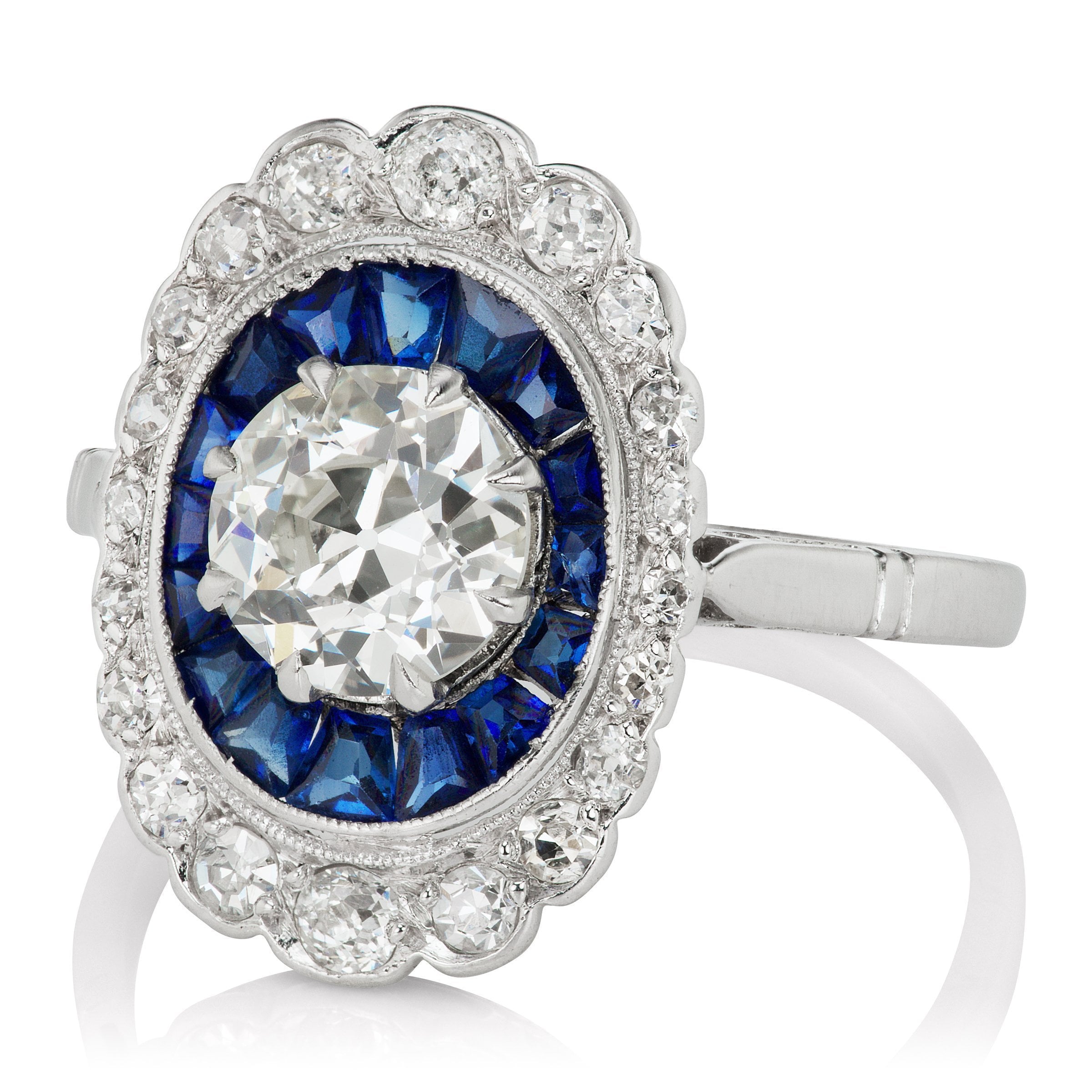 1.07ct old European cut diamonds