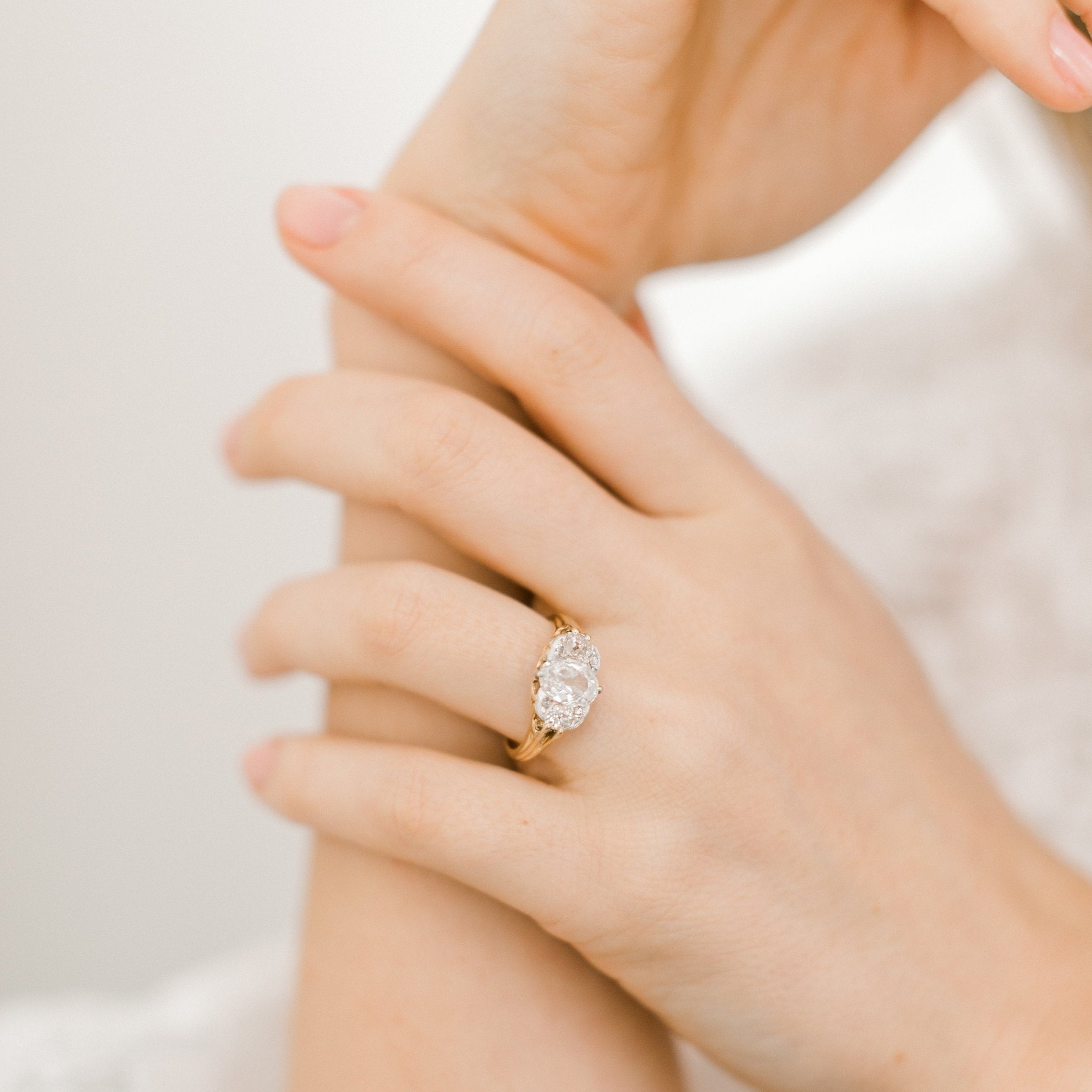 1.11 Carat Old Cut Oval Diamond