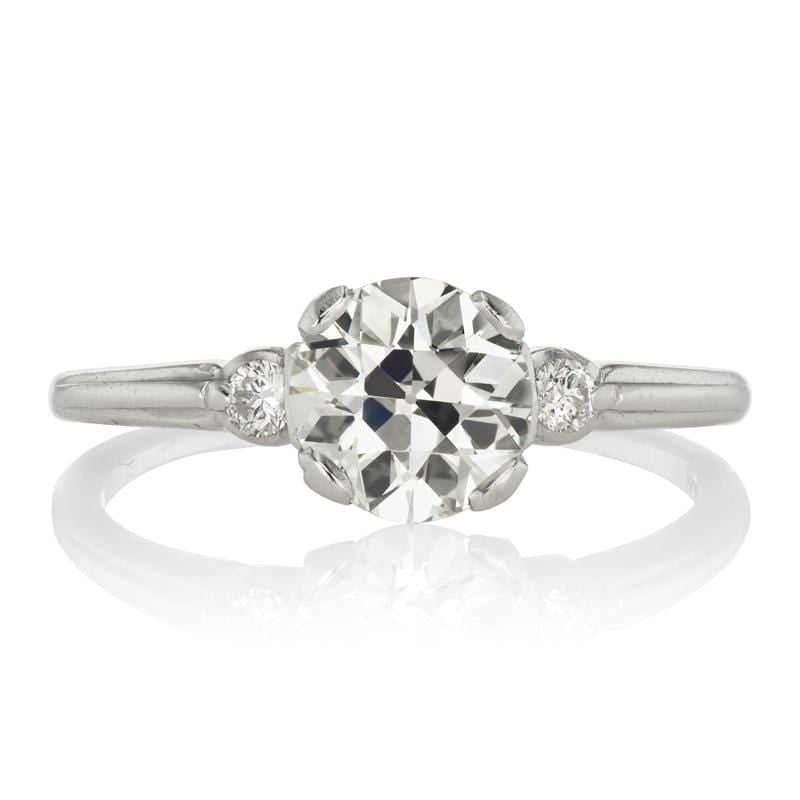 Art Deco Diamond & Platinum Engagement Ring